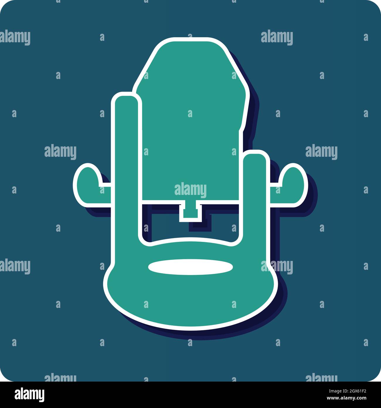 Ellectric power milling tool color vector illustration icon button Stock Vector