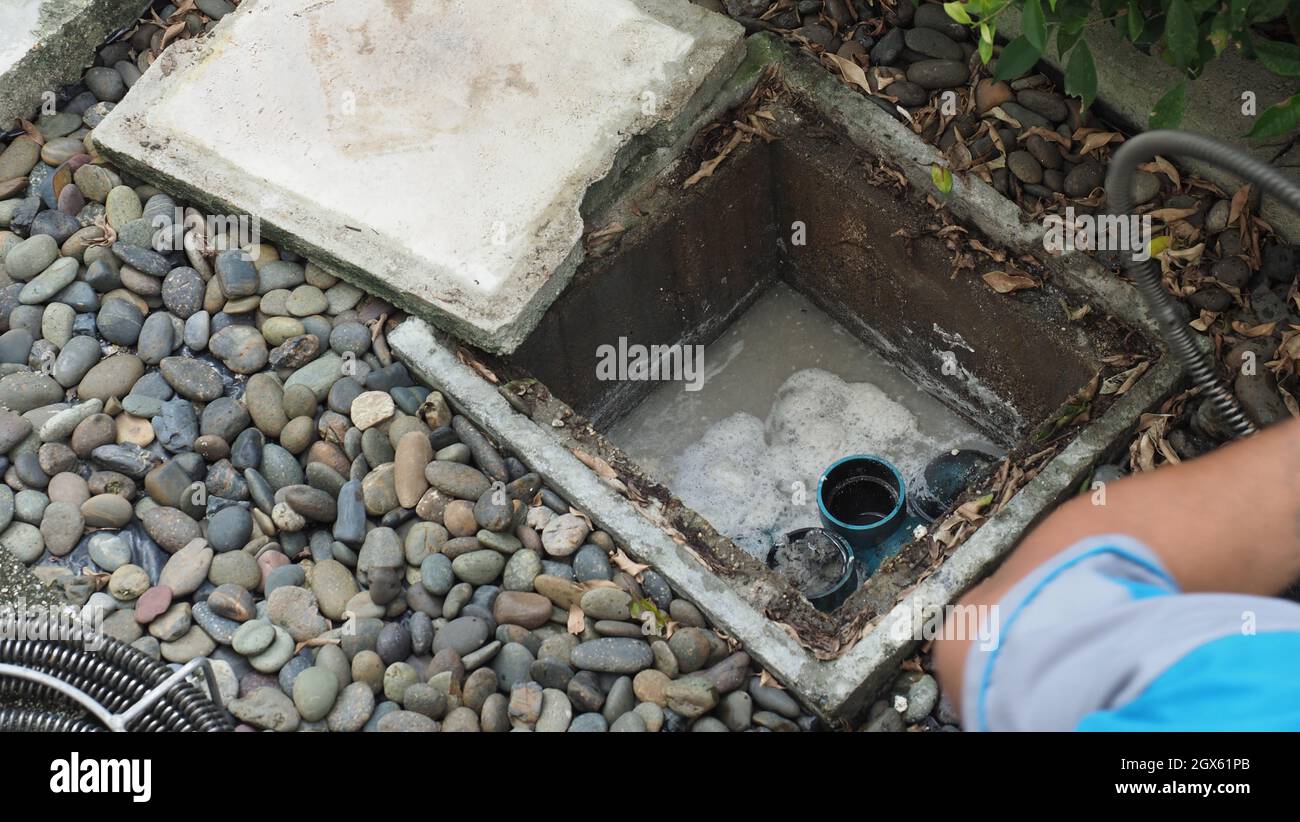 https://c8.alamy.com/comp/2GX61PB/drain-cleaning-plumber-repairing-clogged-grease-trap-with-auger-machine-maintenance-the-sewage-system-and-grease-trap-by-professional-plumber-using-2GX61PB.jpg