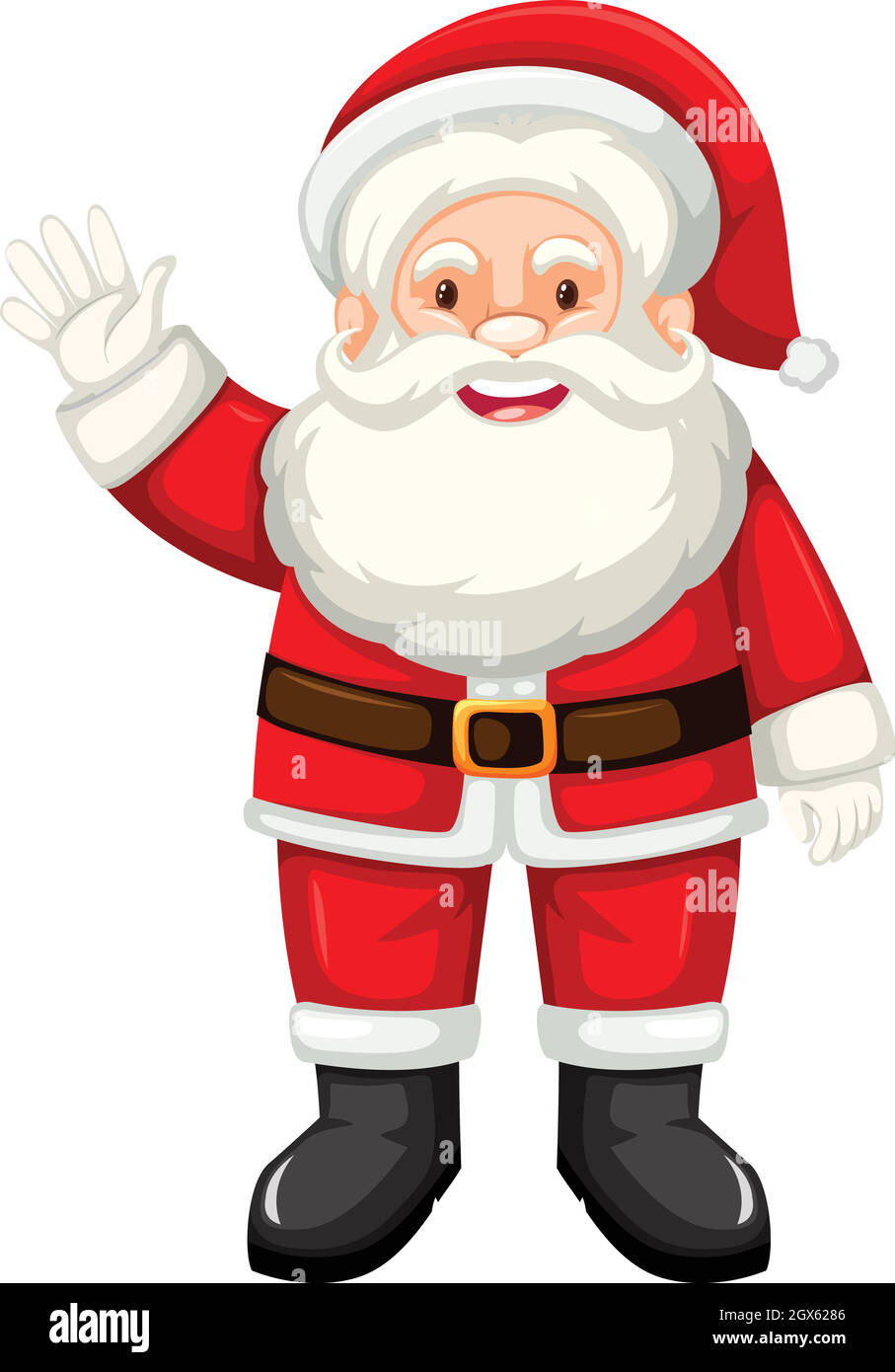 Happy santa claus on holiday hi-res stock photography and images - Alamy