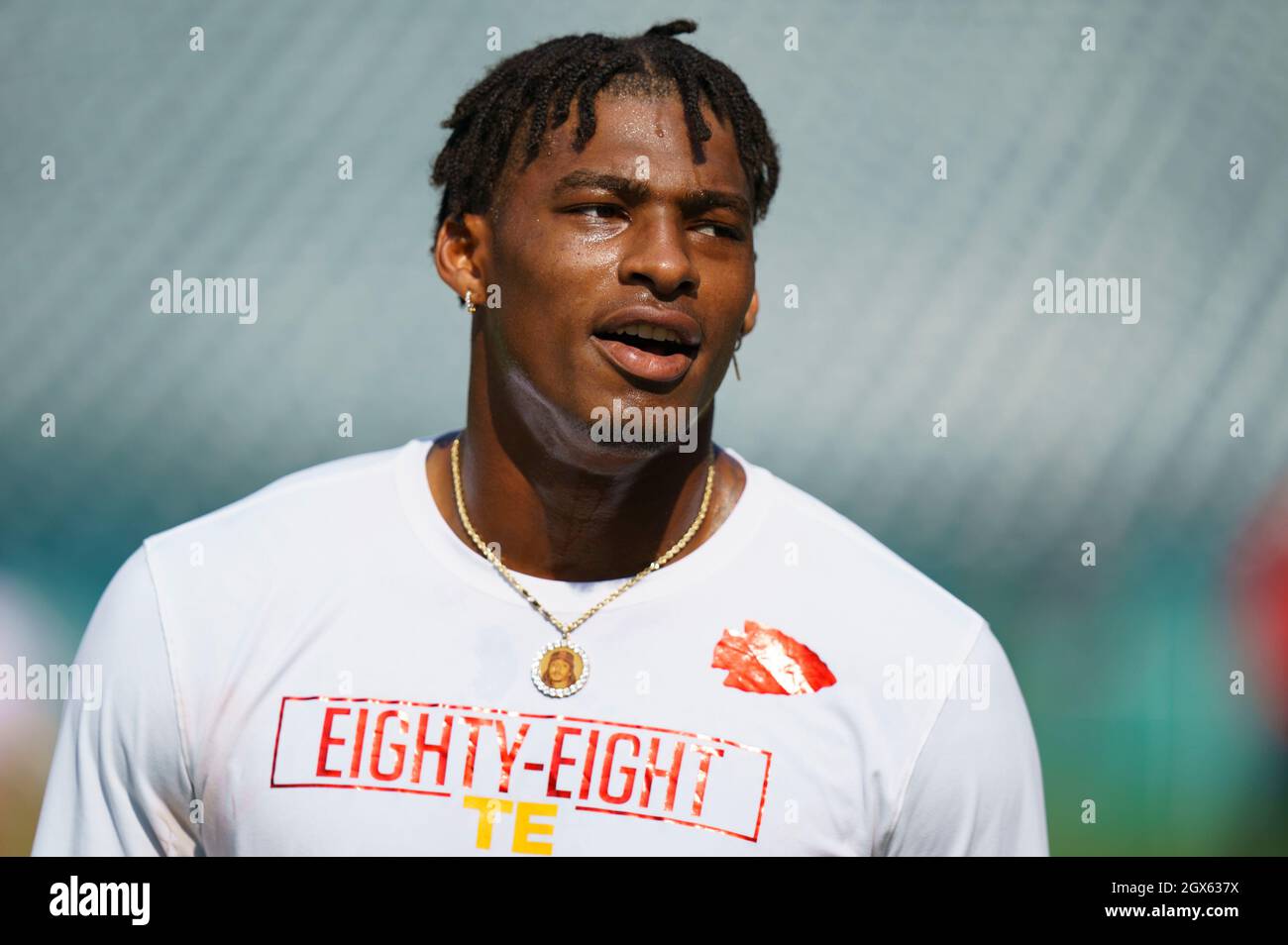 Kansas City Chiefs' Jody Fortson catches a pass over Green Bay Packers'  Ka'Dar Hollman during the first half of a preseason NFL football game  Thursday, Aug. 29, 2019, in Green Bay, Wis. (