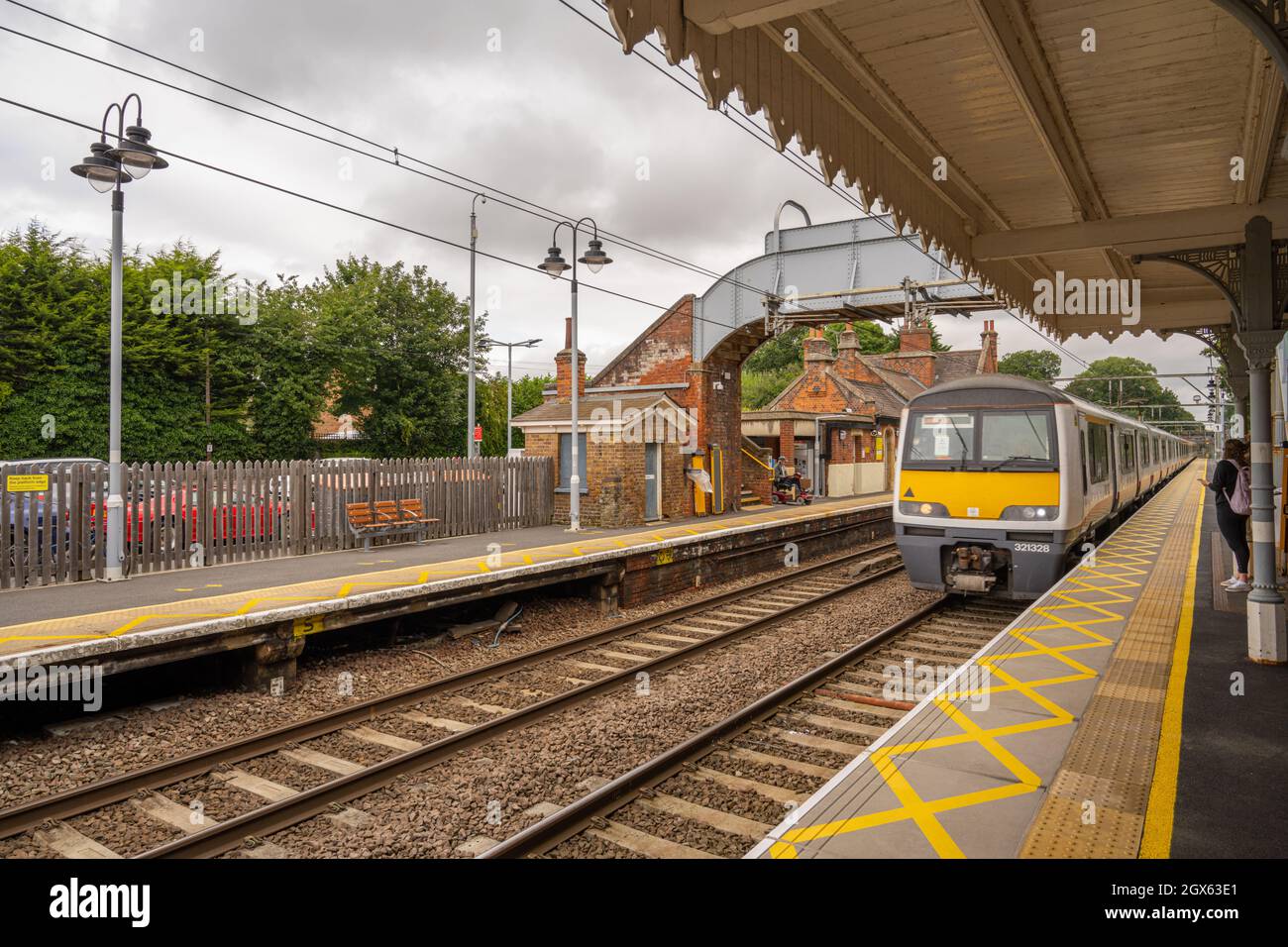 Train Passing Through Ingatestone Station Es On The Great Eastern train-passing-through-ingatestone-station-es-on-the-great-eastern