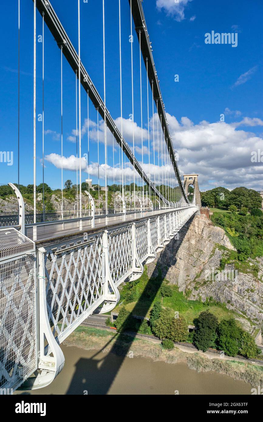 Clifton Suspension Bridge in Bristol Stock Photo