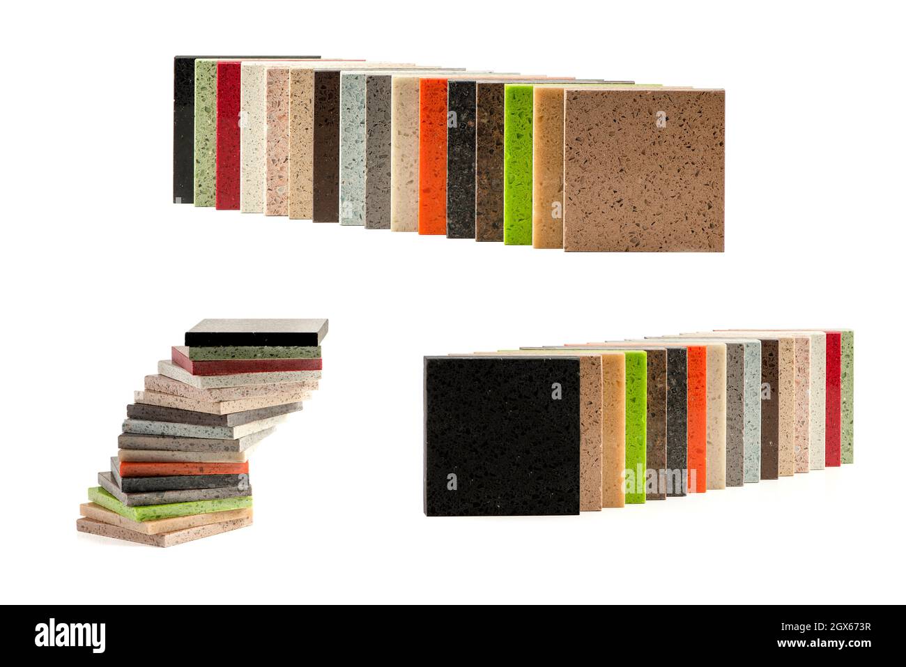 Large selection of stone samples for countertops and floors. Samples of ...