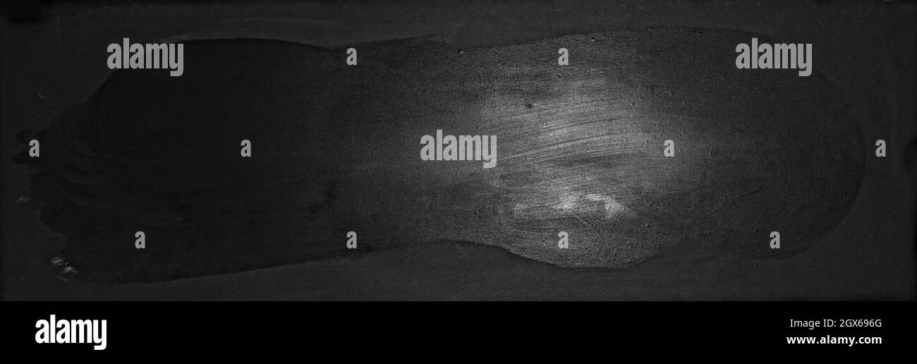 Empty wet black chalk board. Chalkboard, blackboard, school board