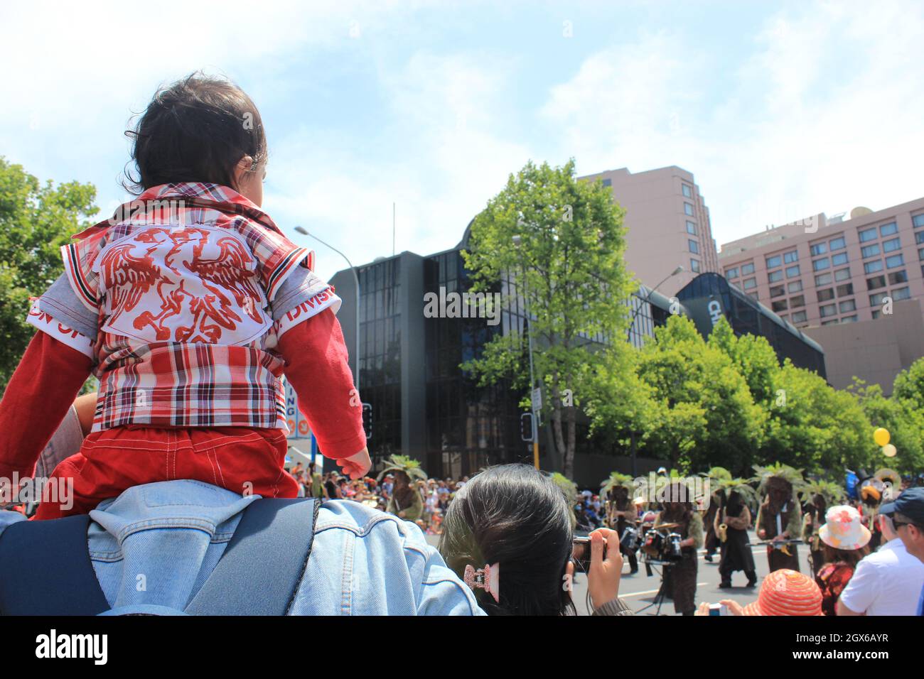 Christmas parade in Auckland. New Zealand. 20 Nov. 2011 Stock Photo Alamy