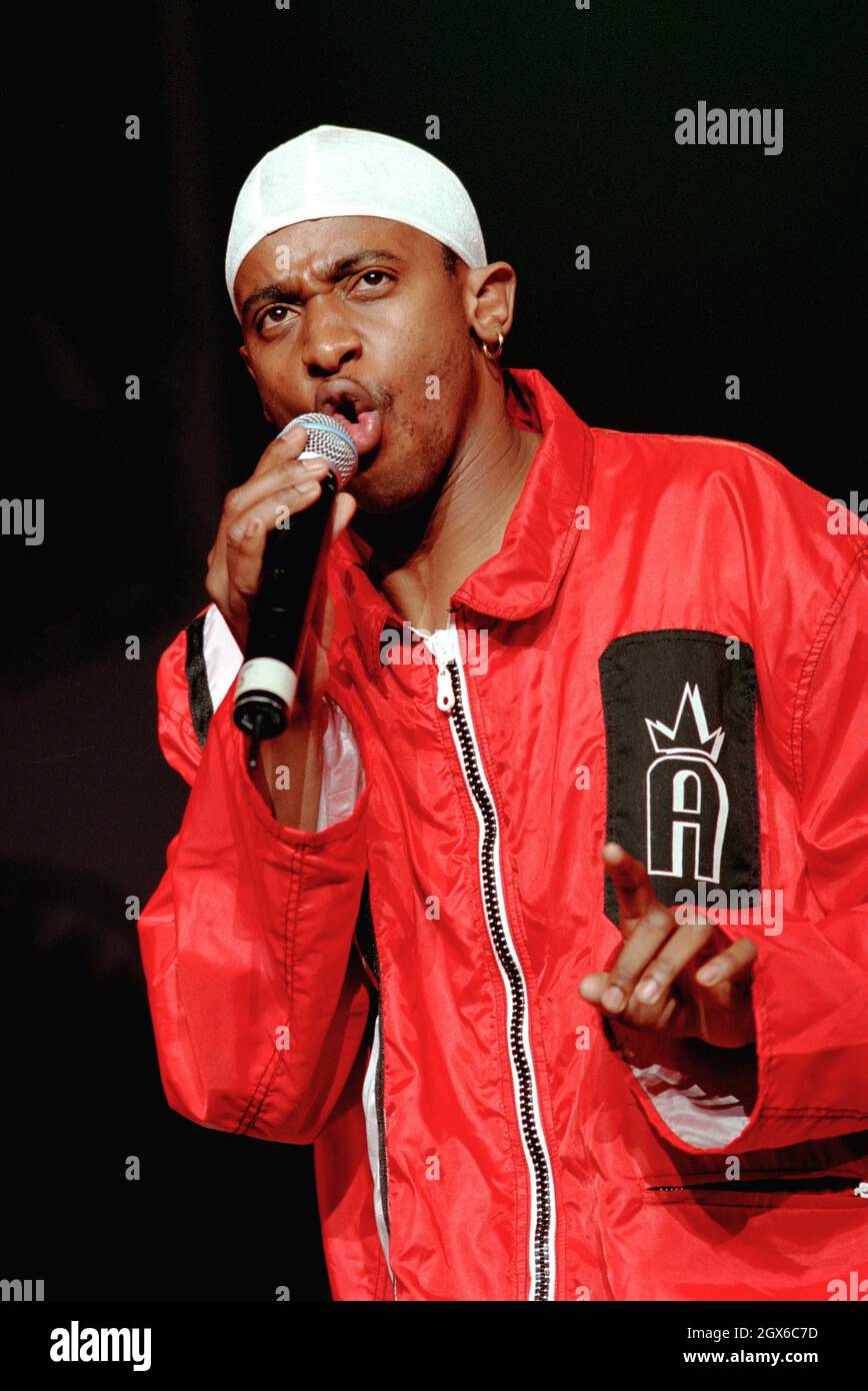 South African kwaito musician, Arthur Mafokate, performing at the SAMA