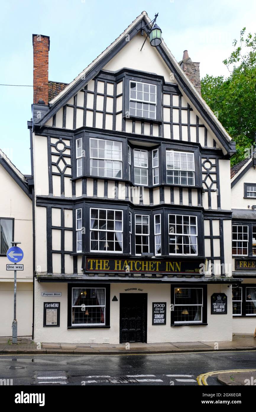 Around the city of Bristol, UK. The Hatchet Inn. Bristol's oldest Pub