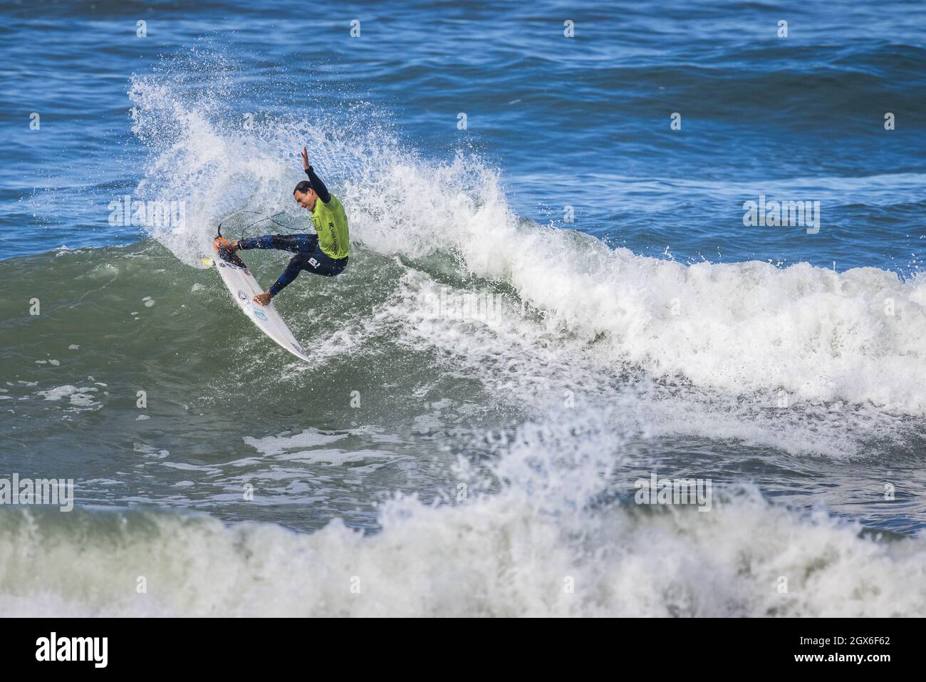 Brazilian Luel Felipe competes during the Round of 96 of the MEO Visual