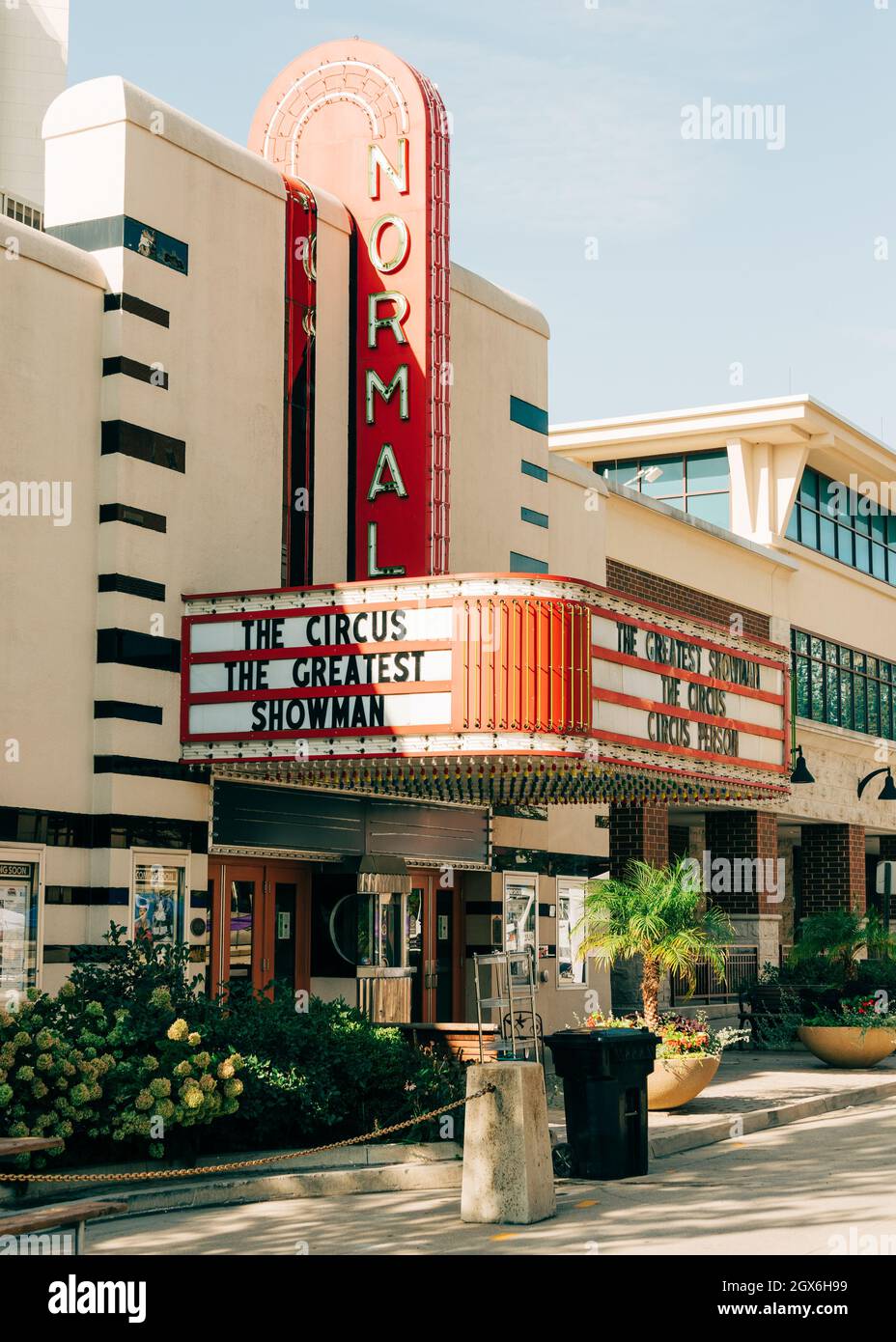 The Normal Theater in Normal, Illinois Stock Photo
