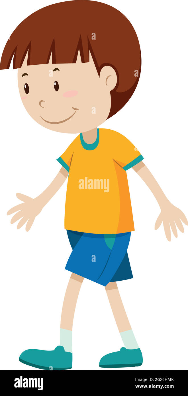 Boy with happy face Stock Vector Image & Art - Alamy