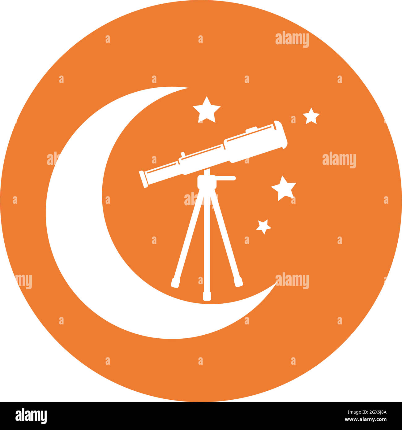 telescope icon vector illustration design Stock Vector