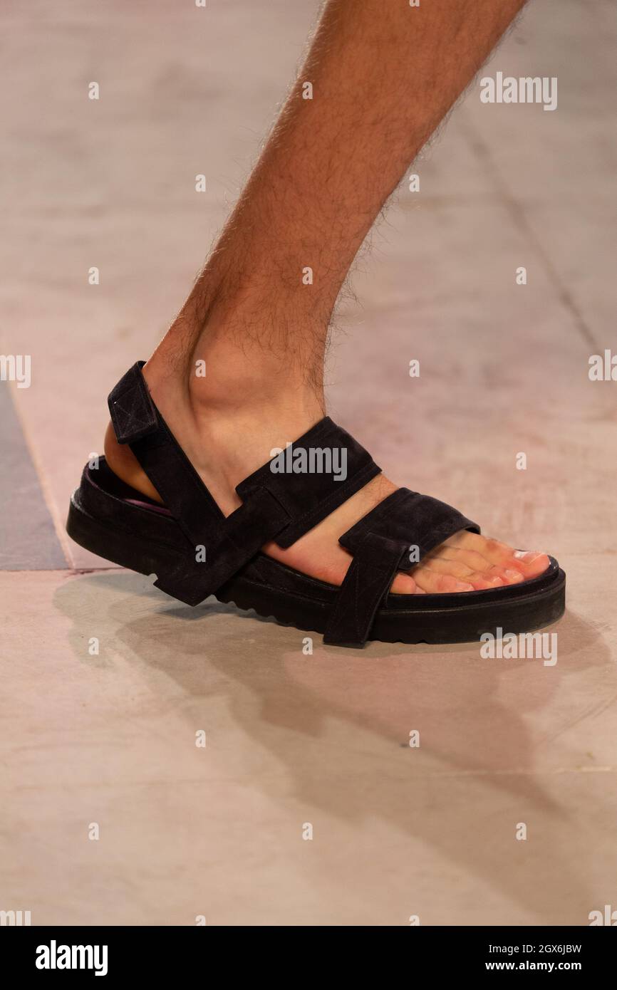 Paris, France. 30th Sep, 2021. Details, accessories, handbags and shoes on the runway at the Isabel Marant fashion show during Spring/Summer 2022 Collections Fashion Show at Paris Week Paris, France
