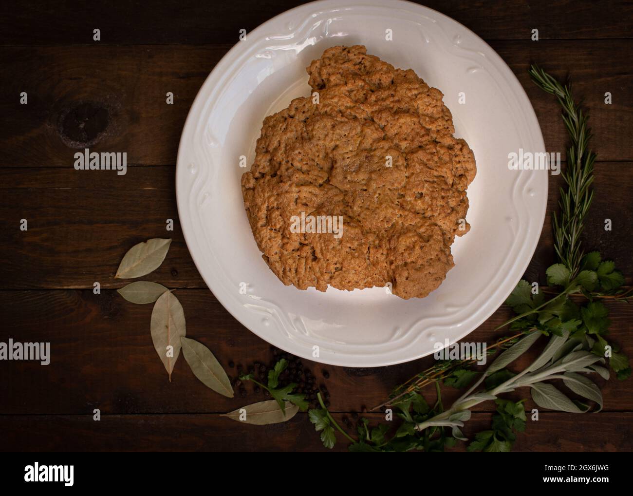 Vegan meat seitan made with vital wheat gluten, herbs and spices Stock Photo Alamy