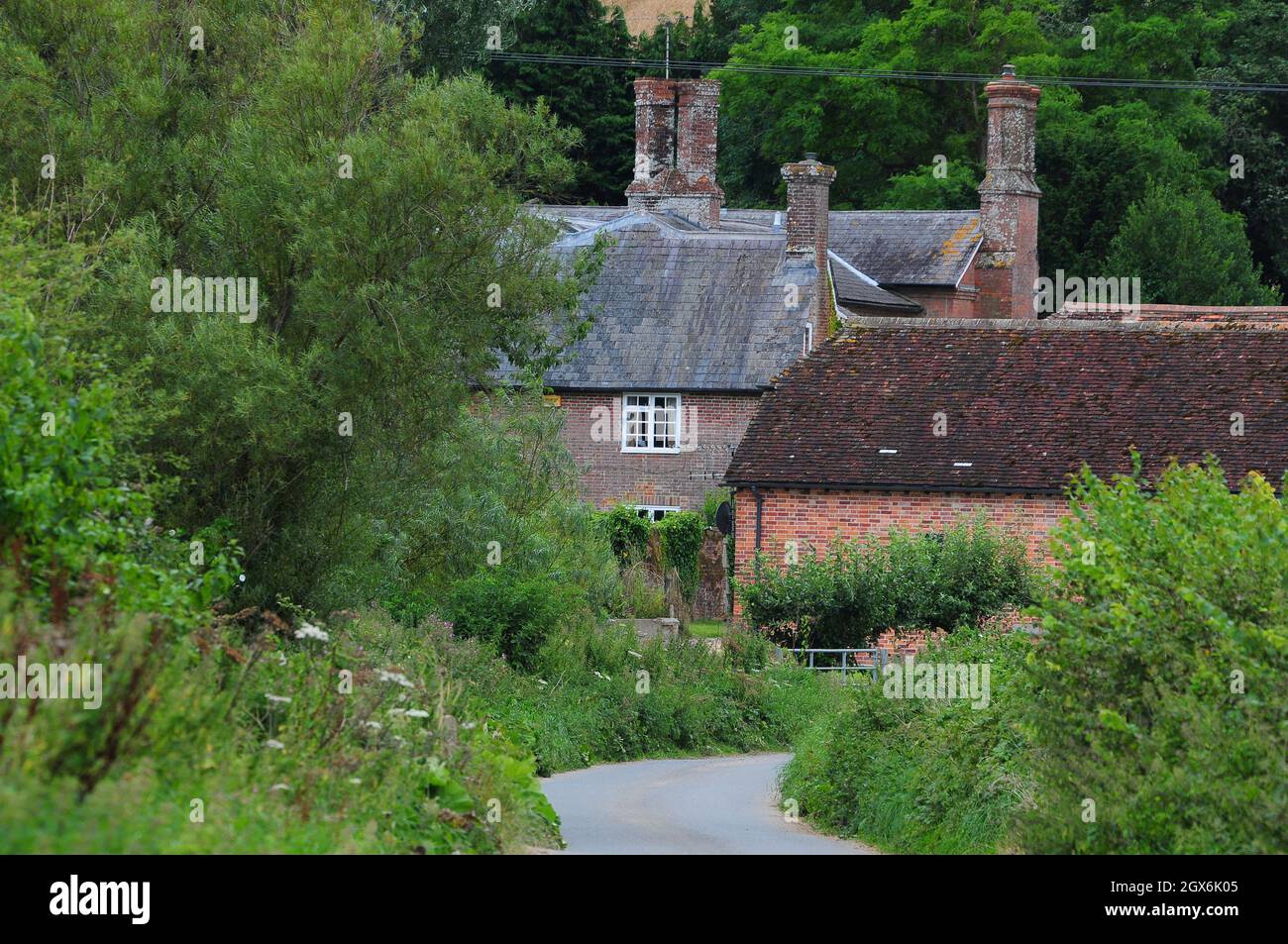 Wimborne St.Giles village in north Dorset, England, UK Stock Photo Alamy