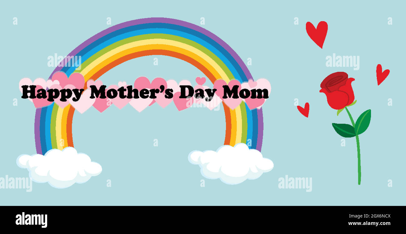 Happy mother's day sign Stock Vector Image &amp; Art - Alamy