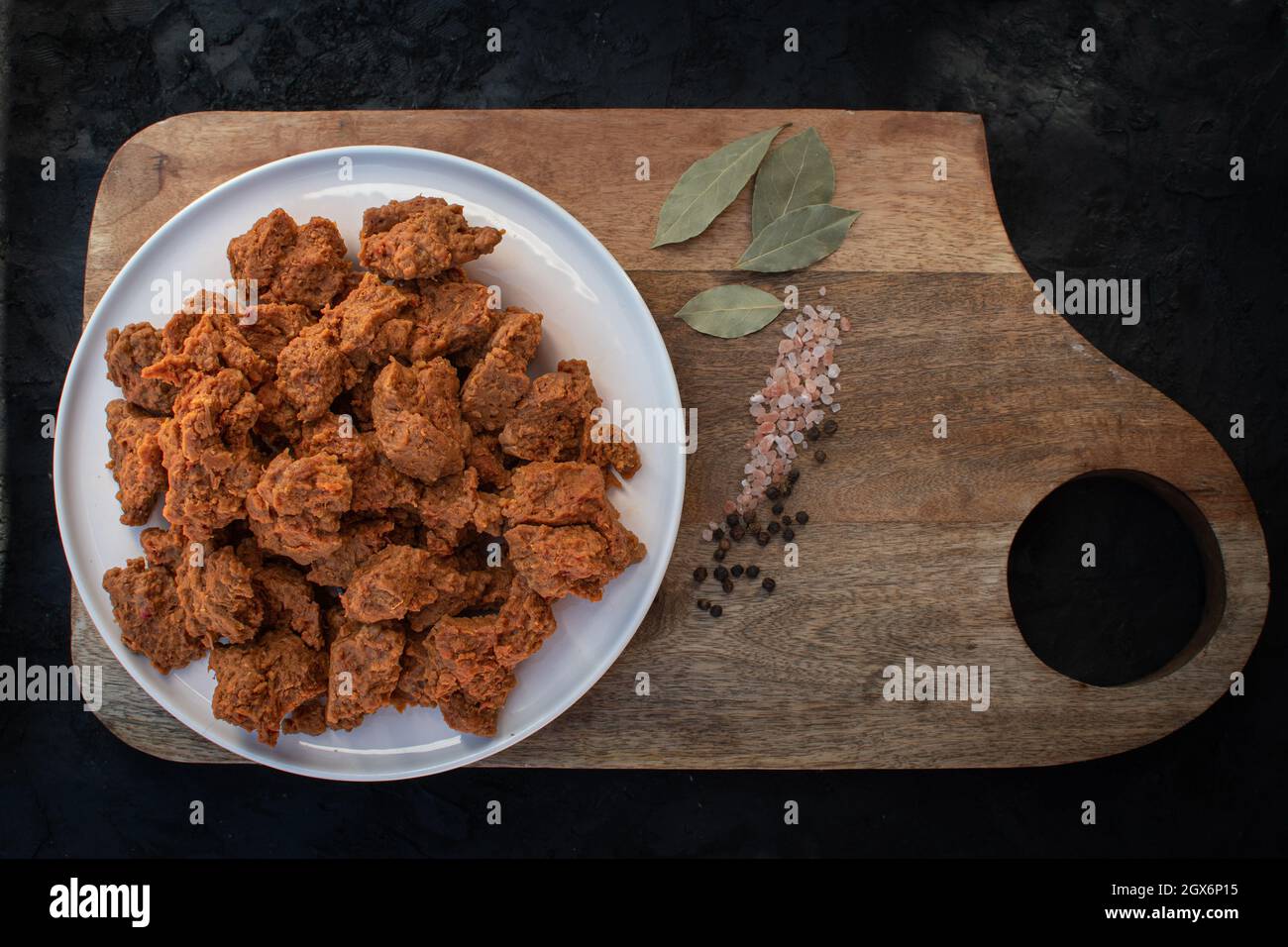 Seitan as meat alternative and plant based protein Stock Photo Alamy