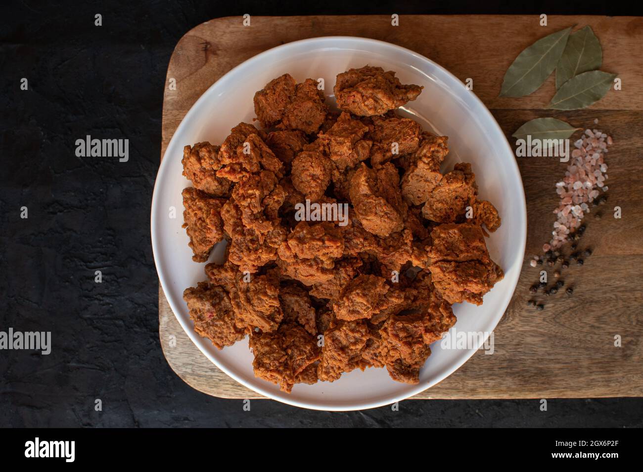 Seitan as meat alternative and plant based protein Stock Photo Alamy