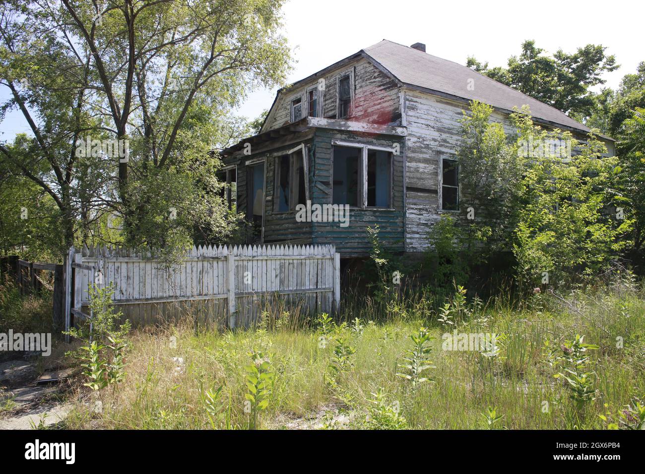 Abandoned house in Gary, Indiana, July 2, 2018 Stock Photo Alamy