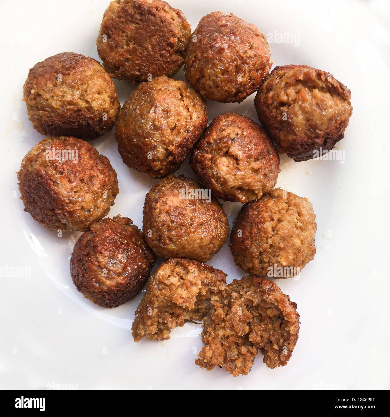 Seitan vegan meatballs tsukune style with tare sauce Stock Photo Alamy