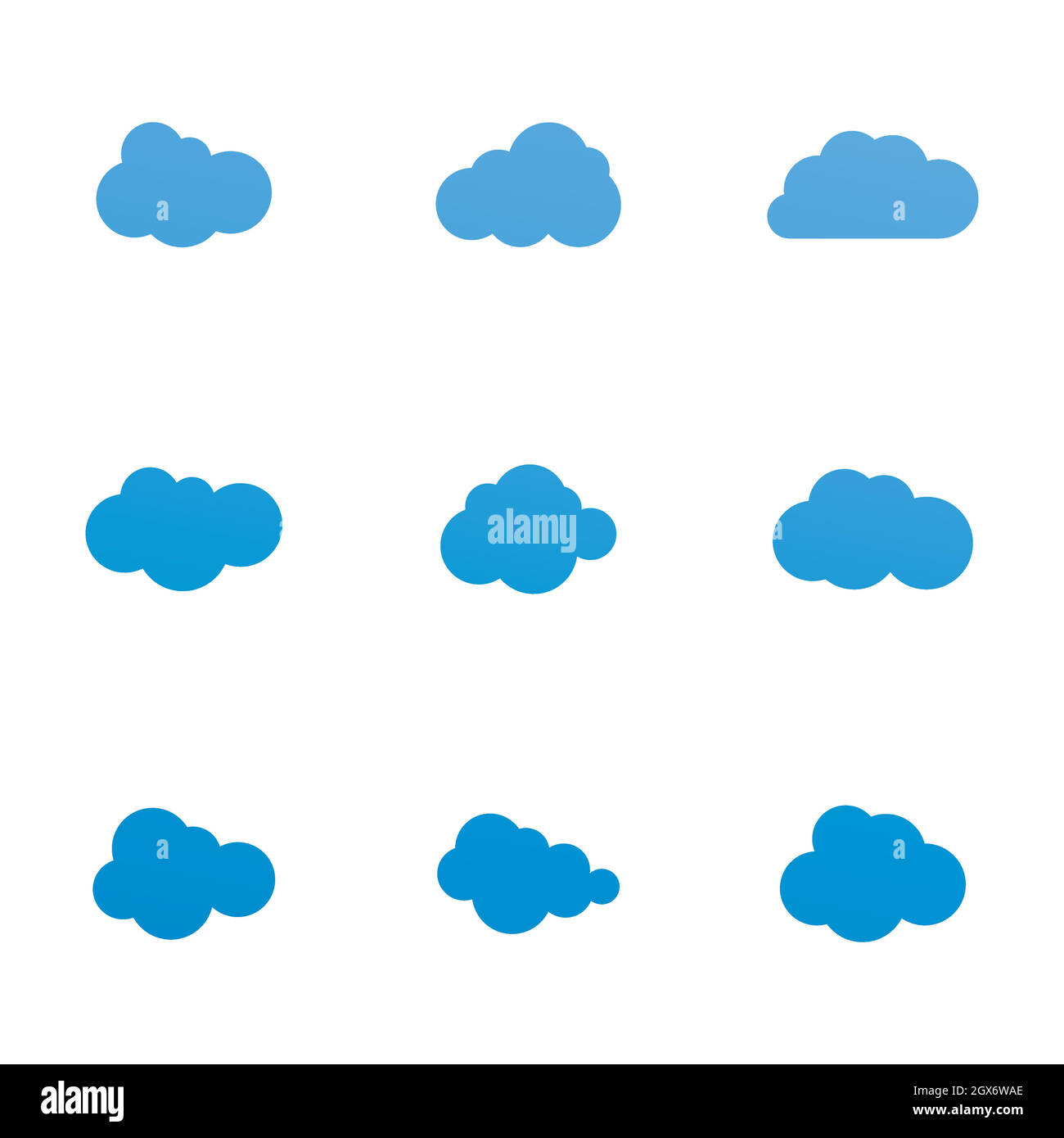 Cloud template vector Stock Vector Image & Art - Alamy