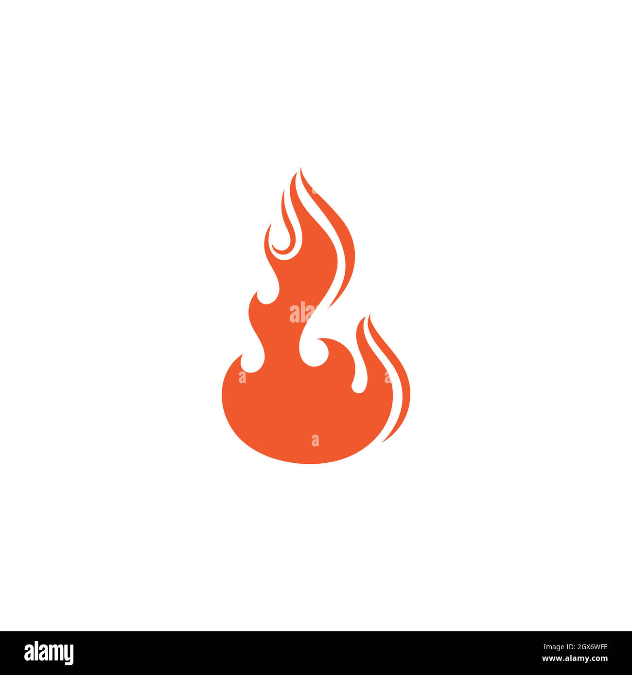 Fire logo vector illustration design Stock Vector