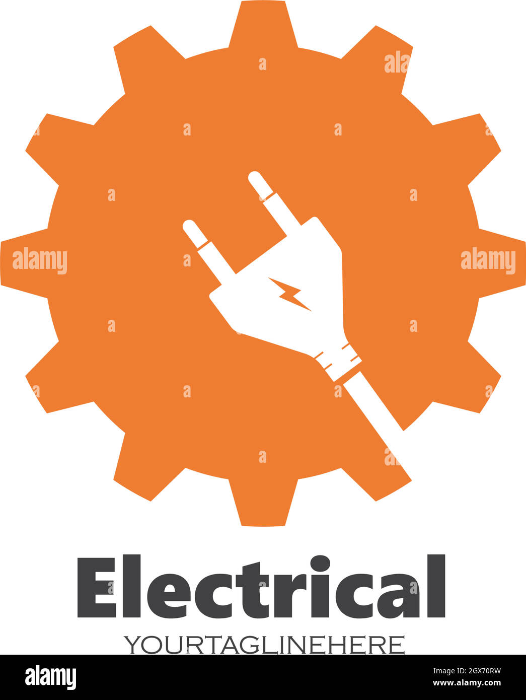 electrical service and installation logo icon vector Stock Vector Image ...