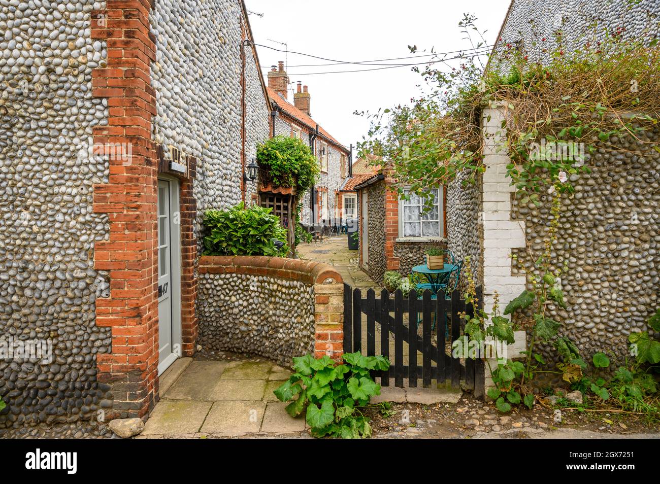 High Street in Blakeney village is a charming road with period houses