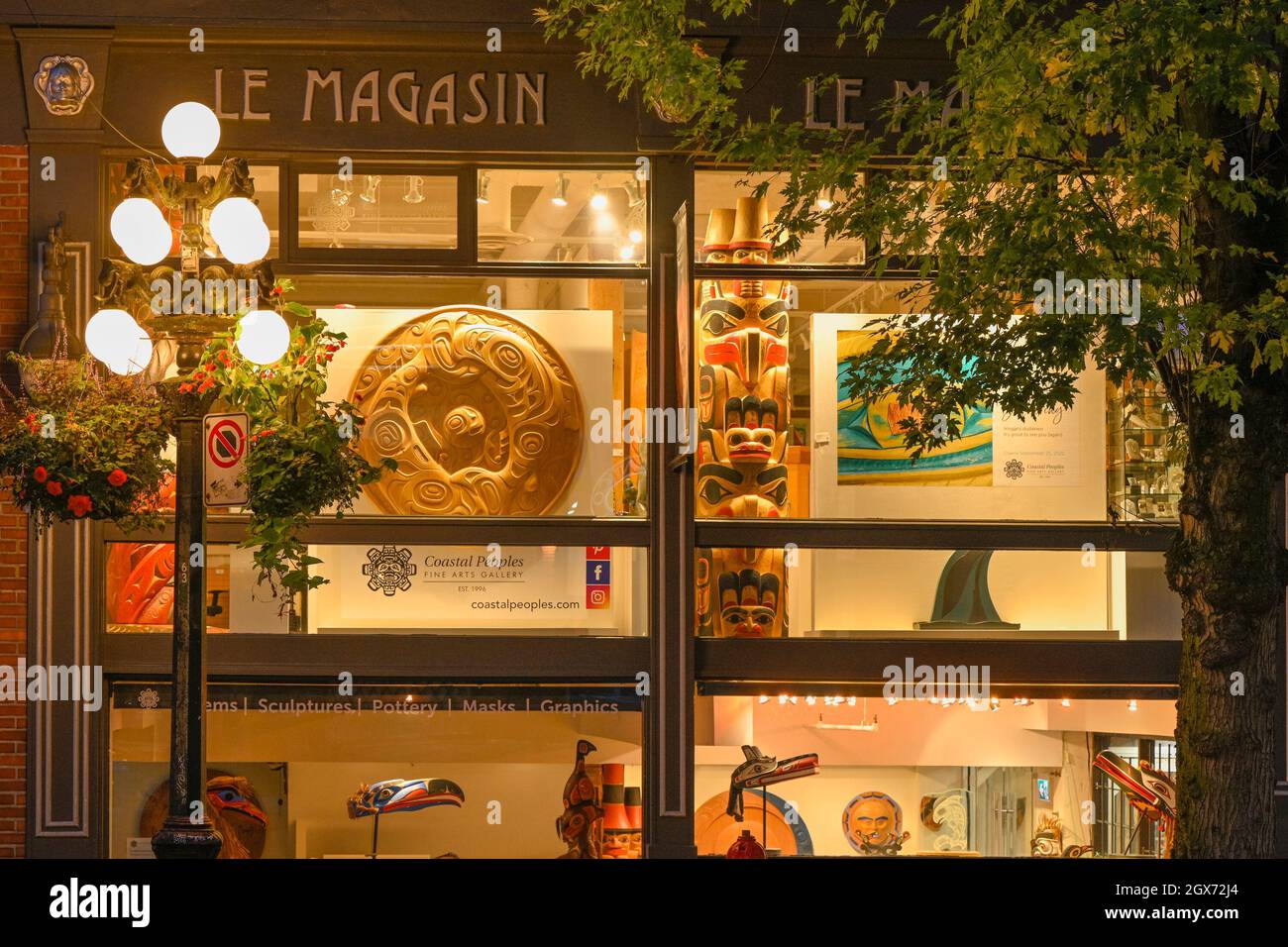 Coastal Peoples, Fine Art Gallery, Gastown, Vancouver, British Columbia