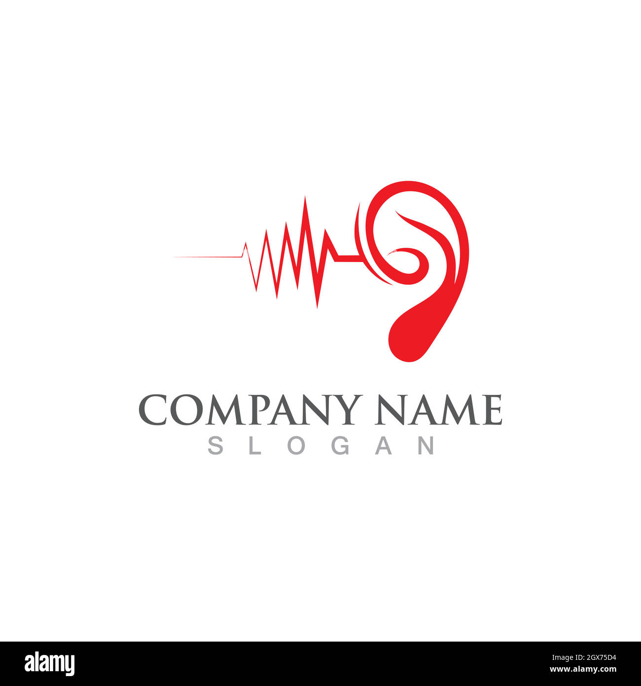 ear logo and symbol vector image Stock Vector Image & Art Alamy