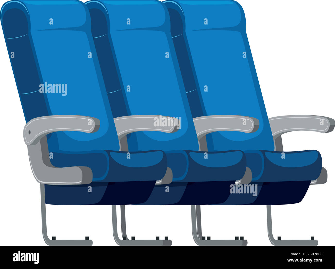 Isolated set of airplane seat Stock Vector Image & Art - Alamy