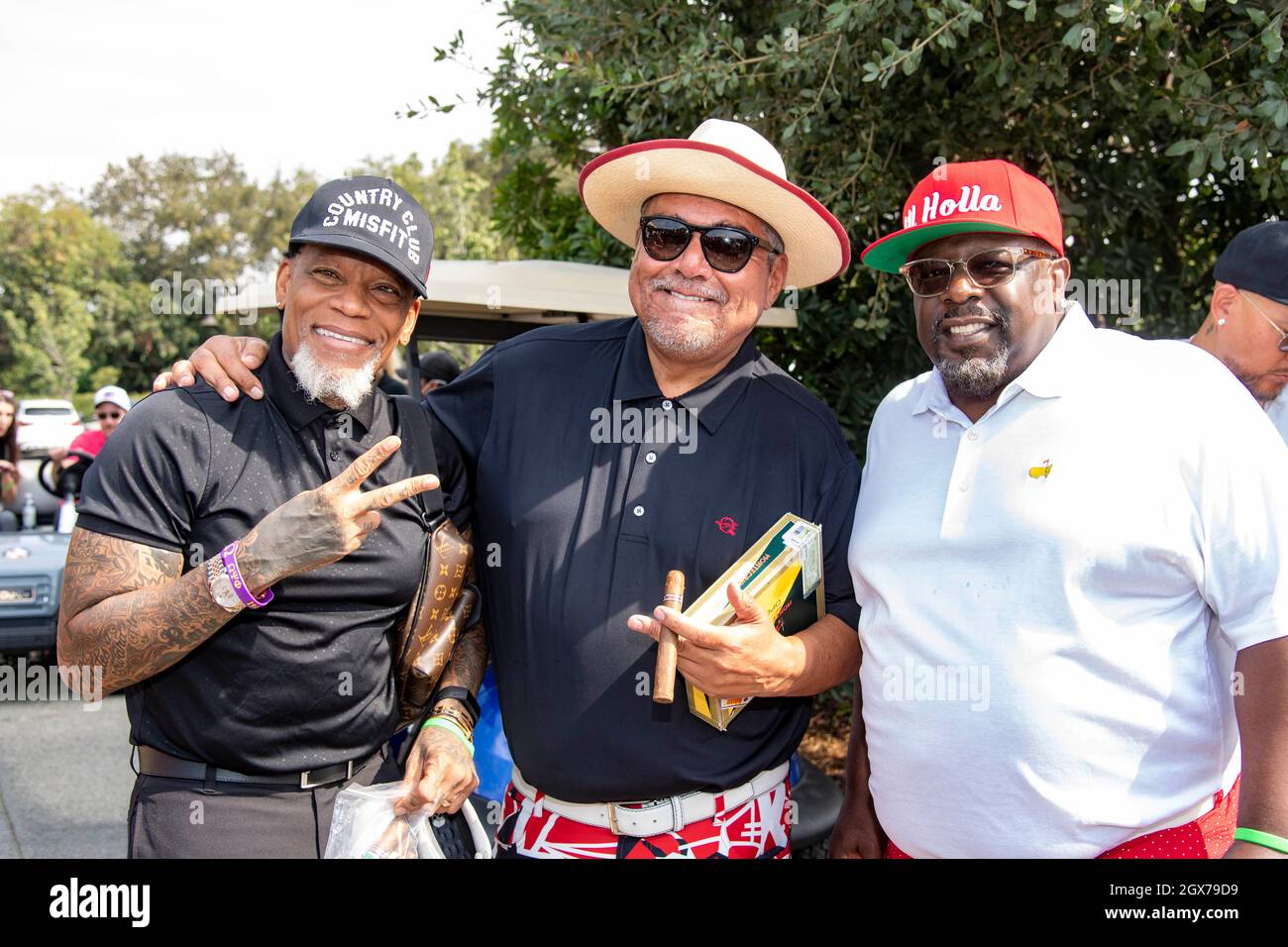 D.L. Hughley, Edward Lopez, Cedric the Entertainer attend