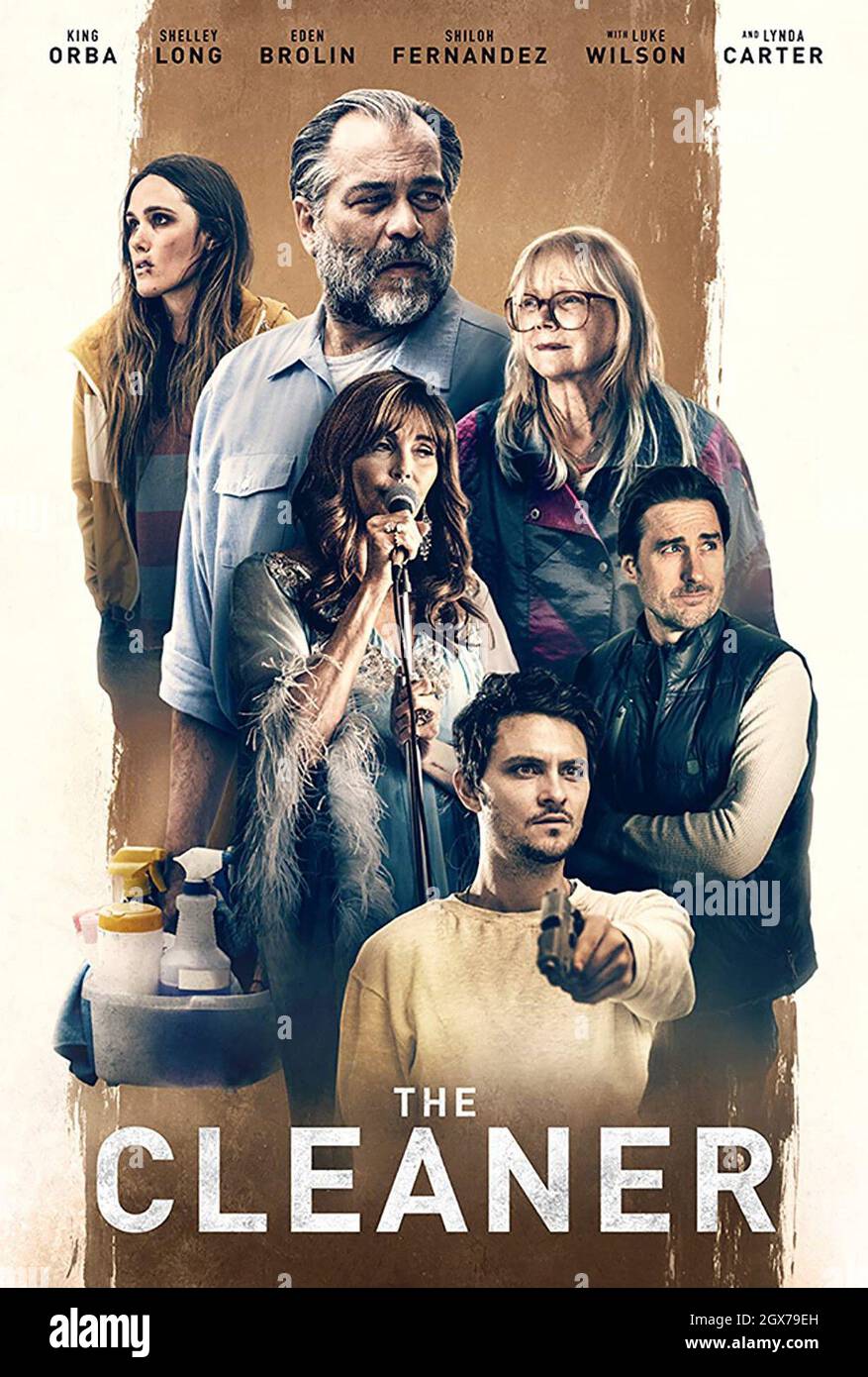 THE CLEANER, poster, from left King Orba, Eden Brolin (left), Shelley