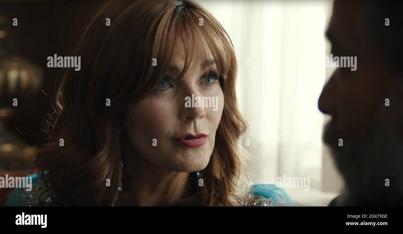 THE CLEANER, from left Lynda Carter, King Orba, 2021. © 1091 Pictures