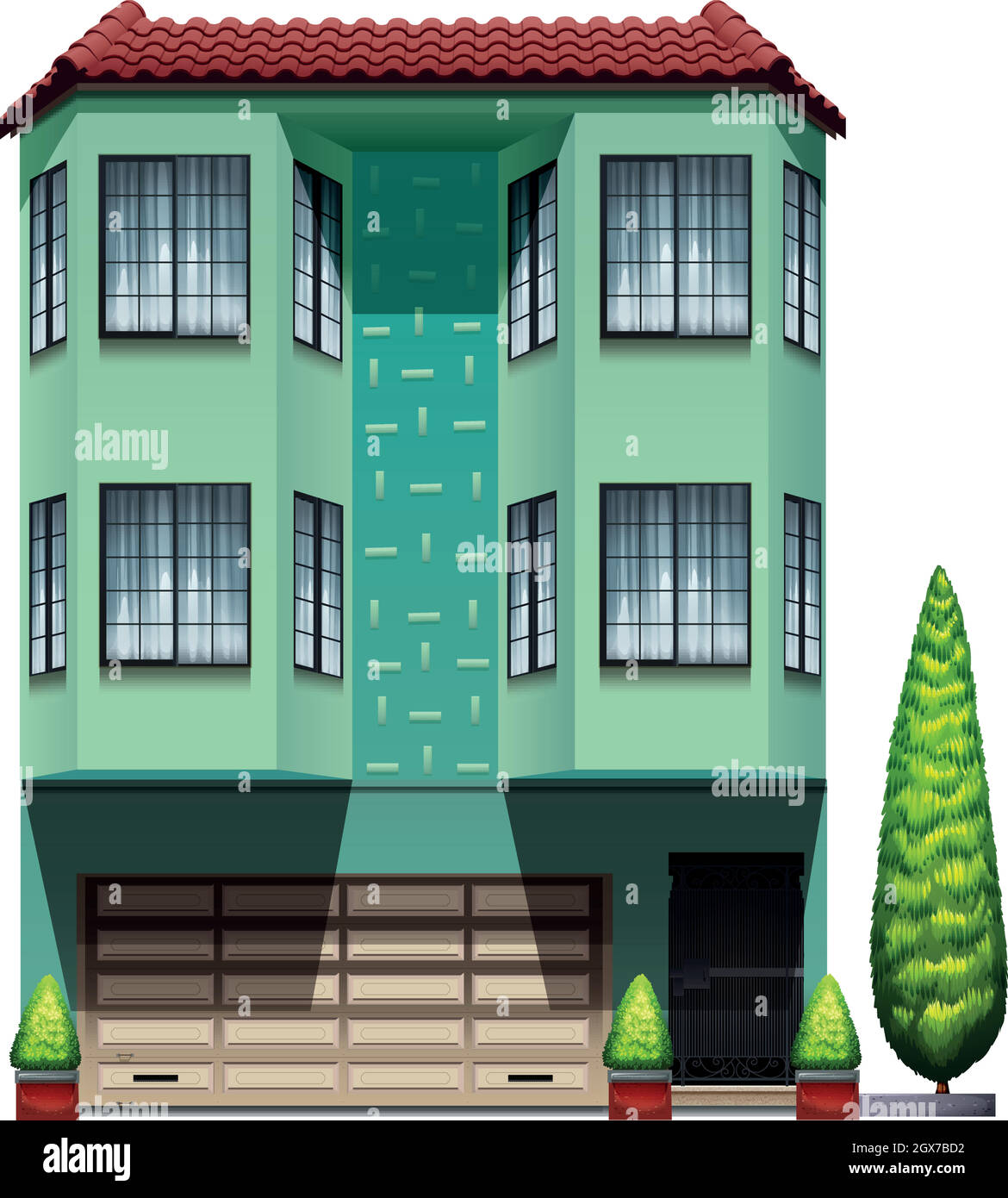 A tall commercial building Stock Vector Image & Art - Alamy