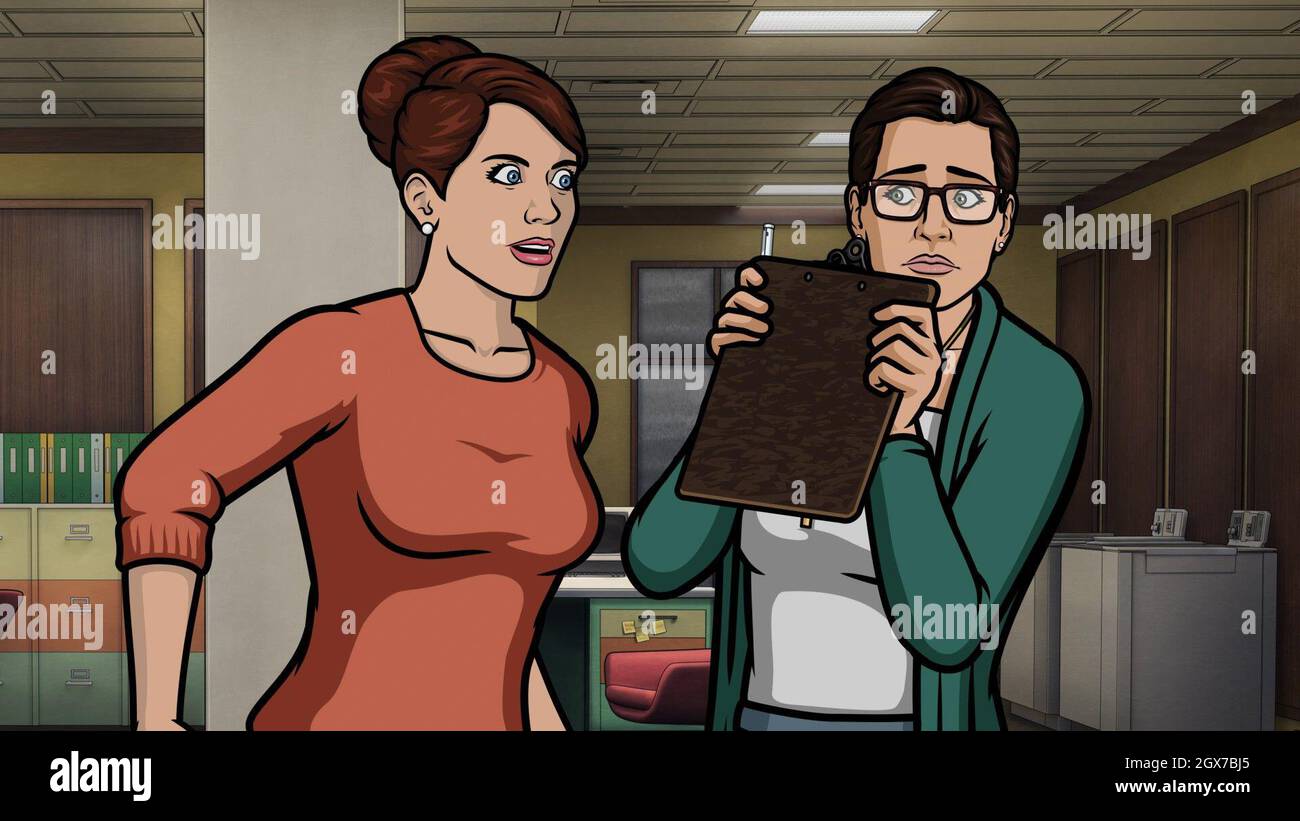 ARCHER, from left: Cheryl/Carol Tunt (voice: Judy Greer), Intern (voice: Nika  Futterman), Photo Op', (Season 12, ep. 1204, aired Sept. 8, 2021). photo:  ©FX / Courtesy Everett Collection Stock Photo - Alamy
