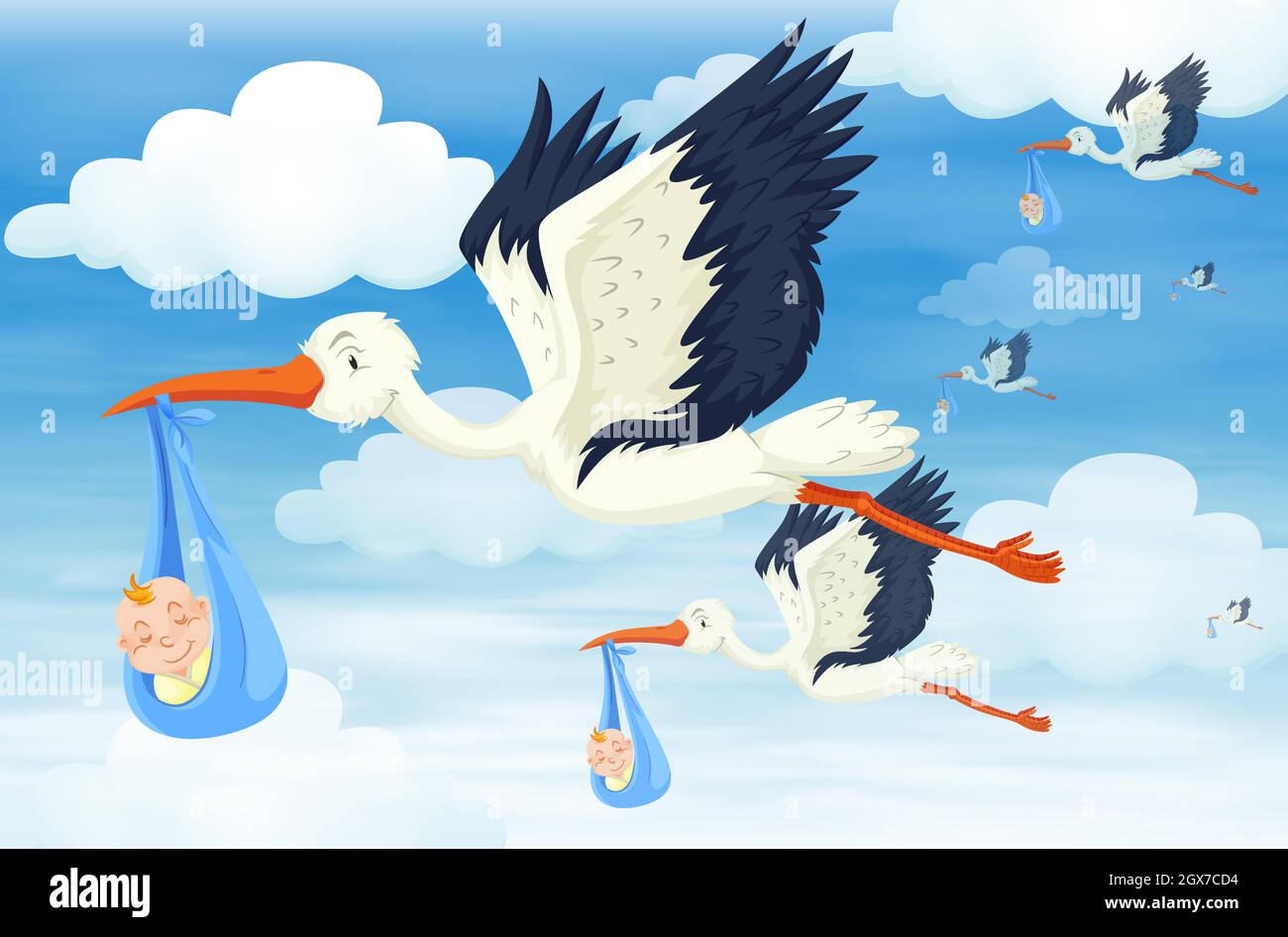 Newborn Stock Vector Images - Alamy
