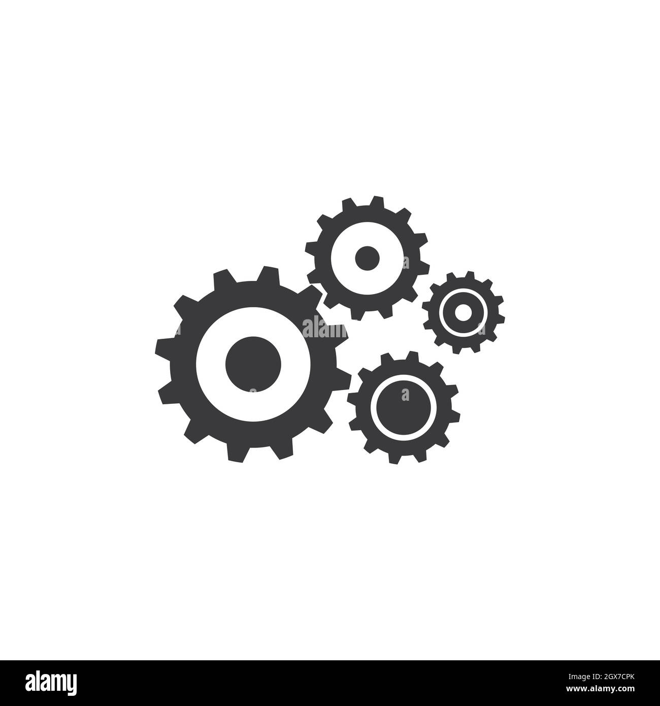 Gear Logo Template vector icon Stock Vector Image & Art Alamy