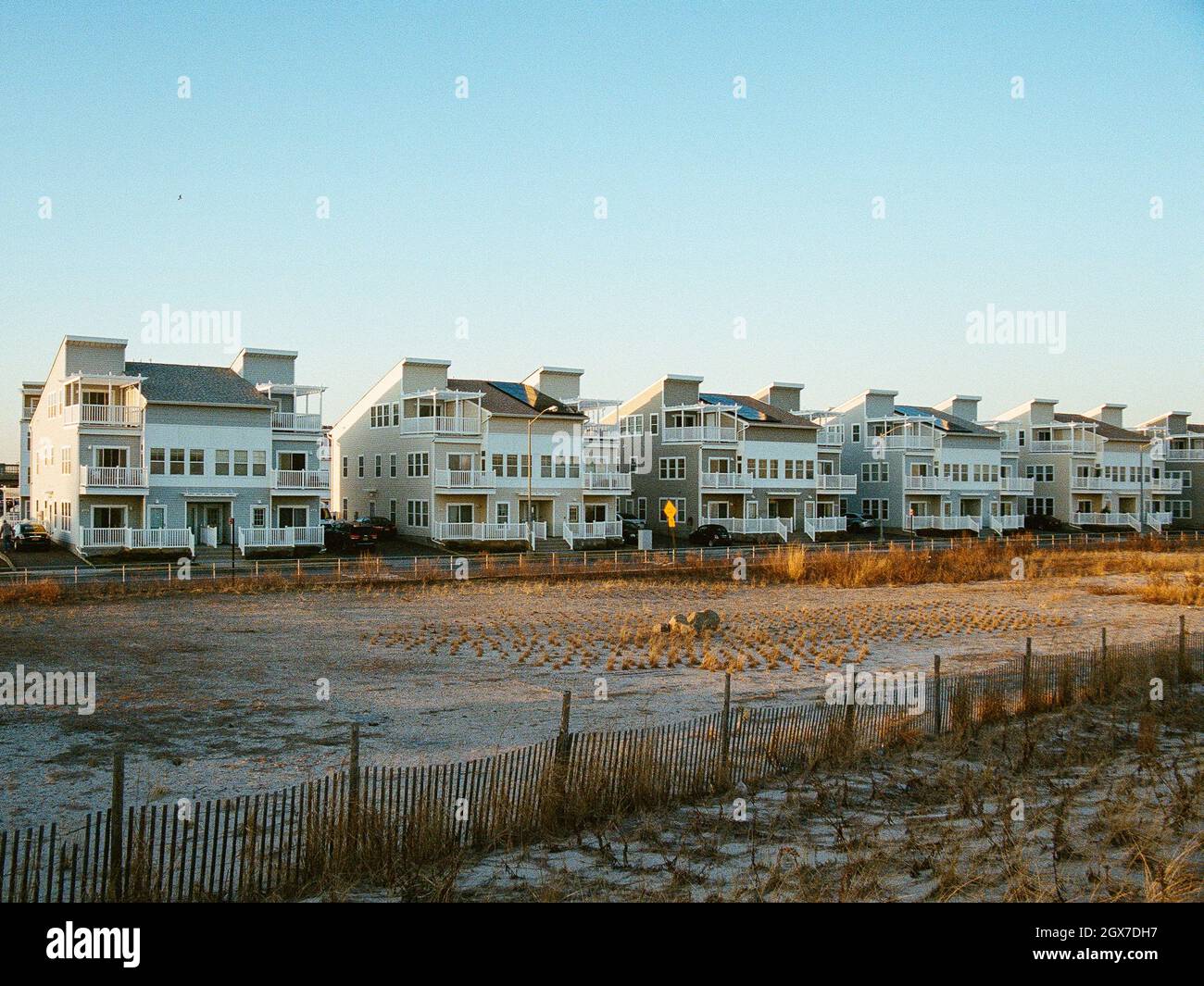 Beach houses in the Rockaways, Queens, New York City Stock Photo Alamy