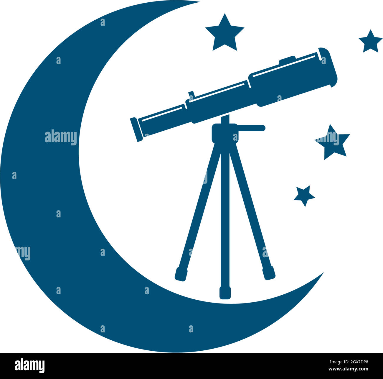 telescope icon vector illustration design Stock Vector