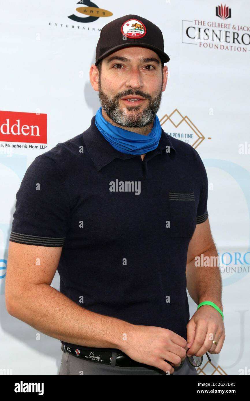 October 4, 2021, Toluca Lake, CA, USA: LOS ANGELES - OCT 4:  Tom Ellis at the George Lopez Foundation 14th Celebrity Golf Classic at the Lakeside Golf Course on October 4, 2021 in Toluca Lake, CA (Credit Image: © Kay Blake/ZUMA Press Wire) Stock Photo