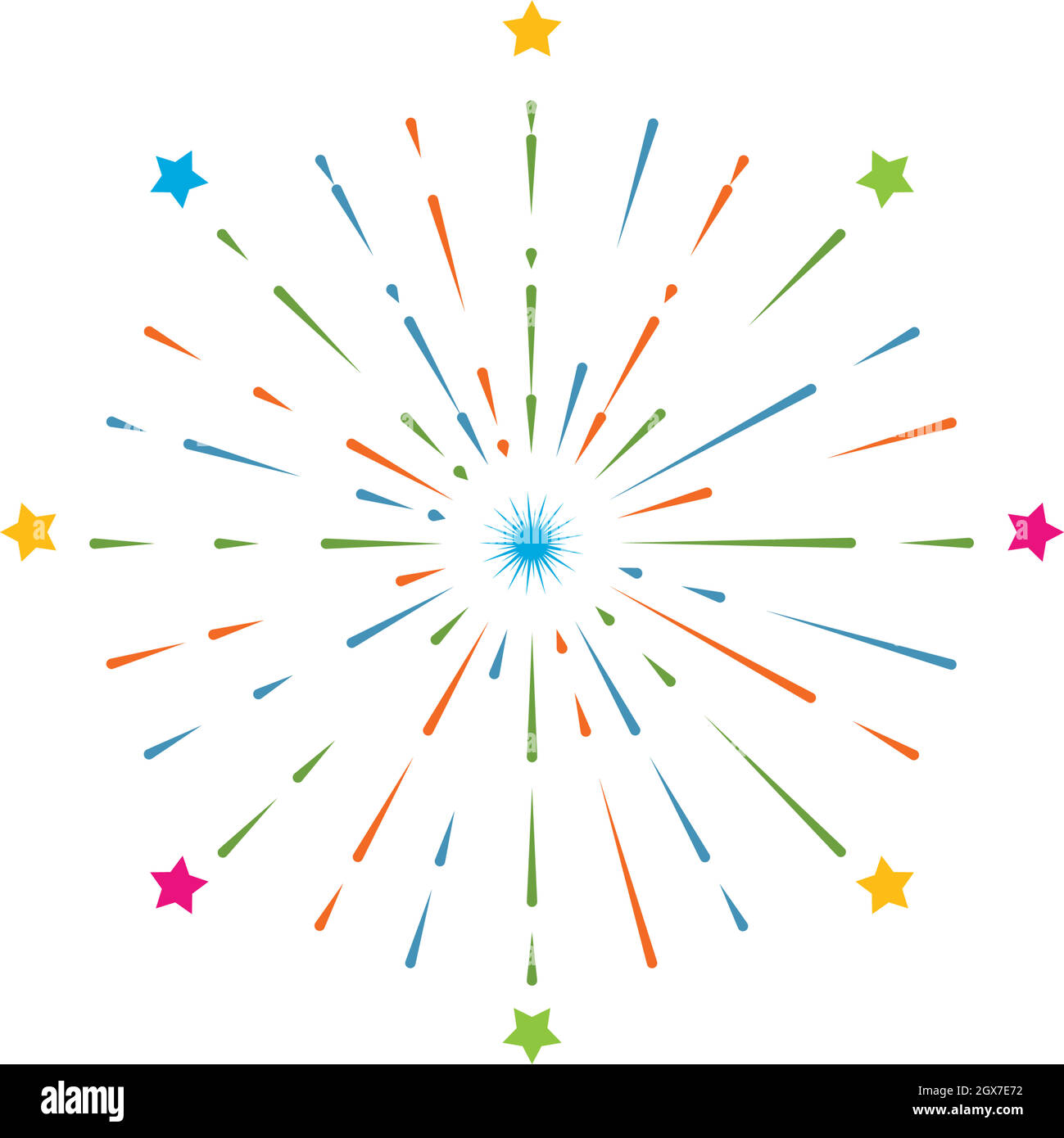 firework vector illustration icon design Stock Vector