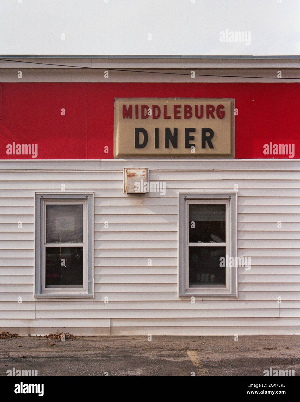 Middleburg Diner sign, in Middleburgh, a town in the Catskill Mountains