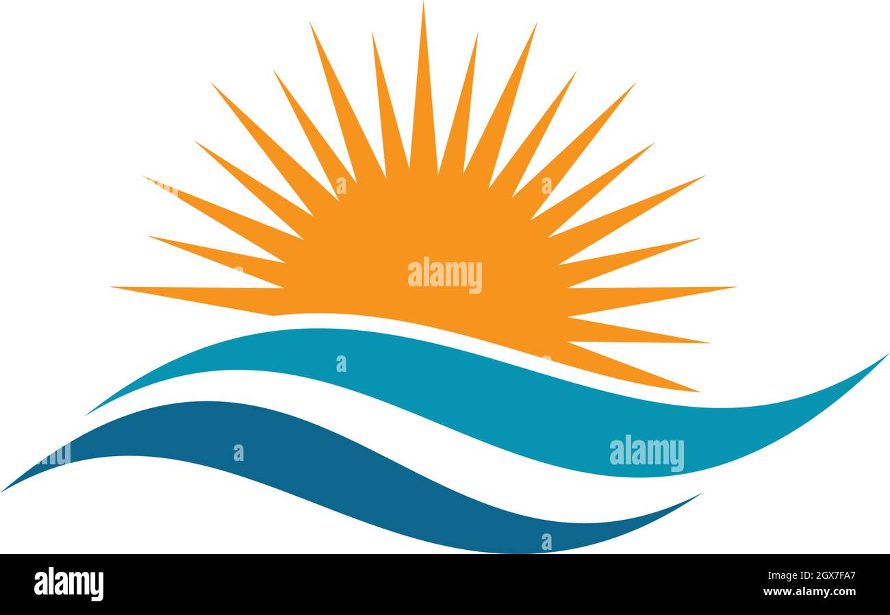 sun ilustration logo vector icon template Stock Vector Image & Art - Alamy