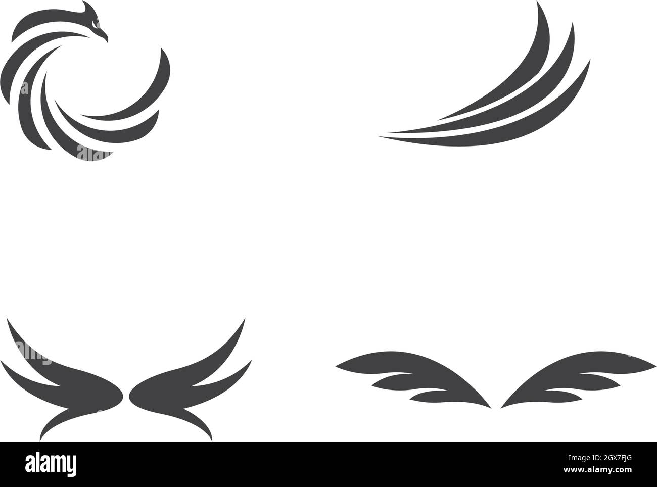Wing Logo Template vector icon design Stock Vector Image & Art - Alamy