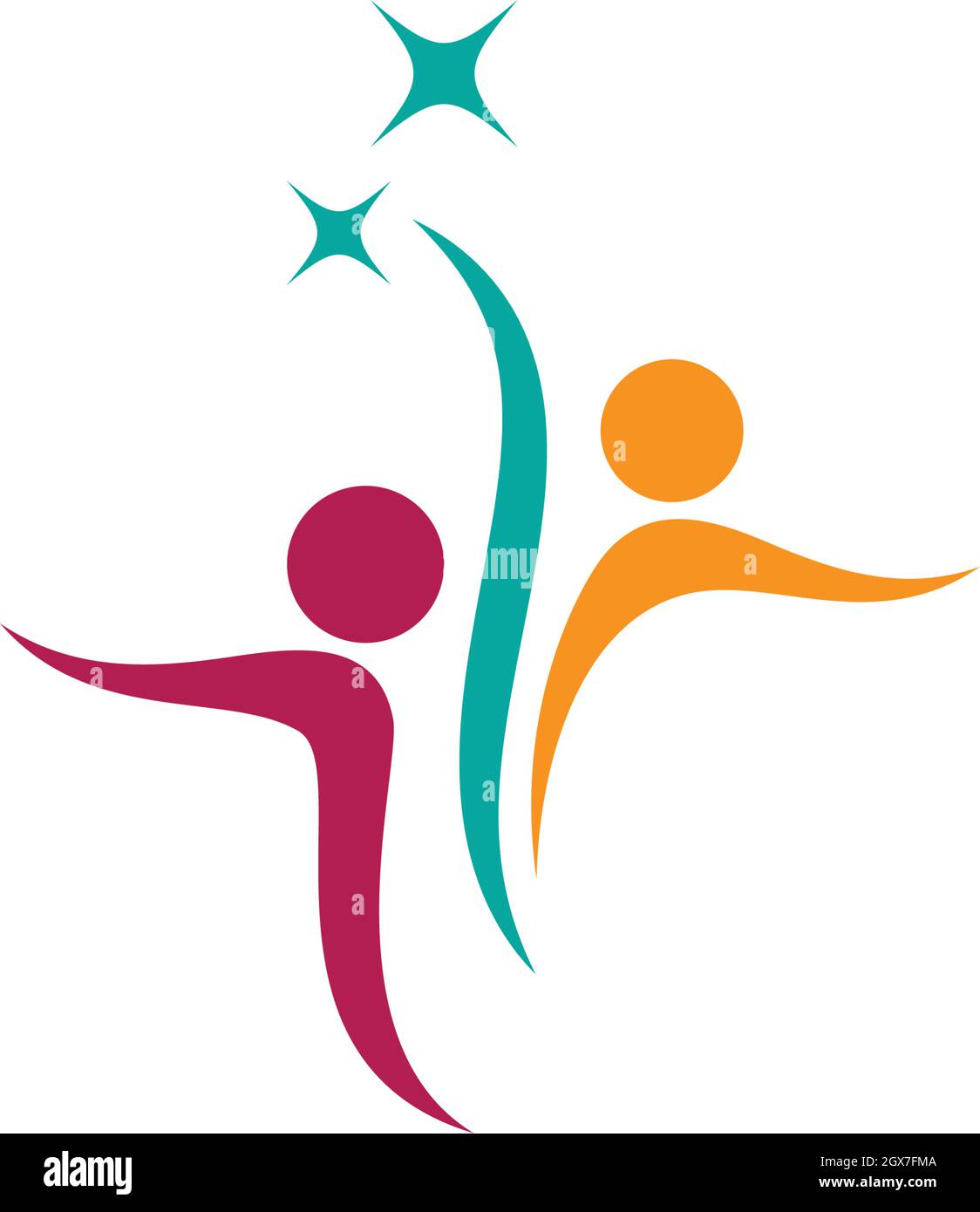 success people logo vector icon template Stock Vector Image & Art - Alamy