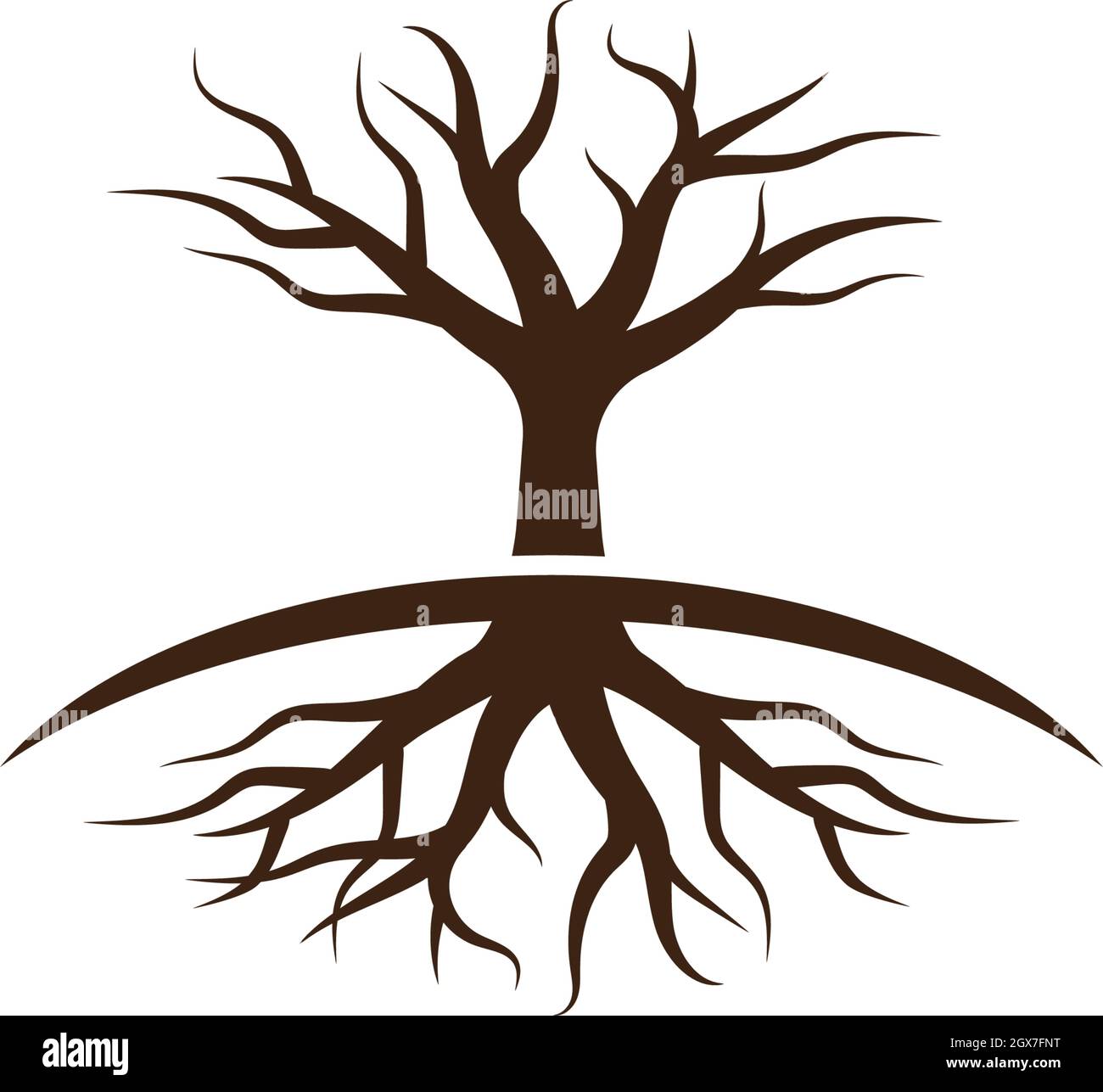 Tree icon logo template vector illustration Stock Vector Image & Art ...