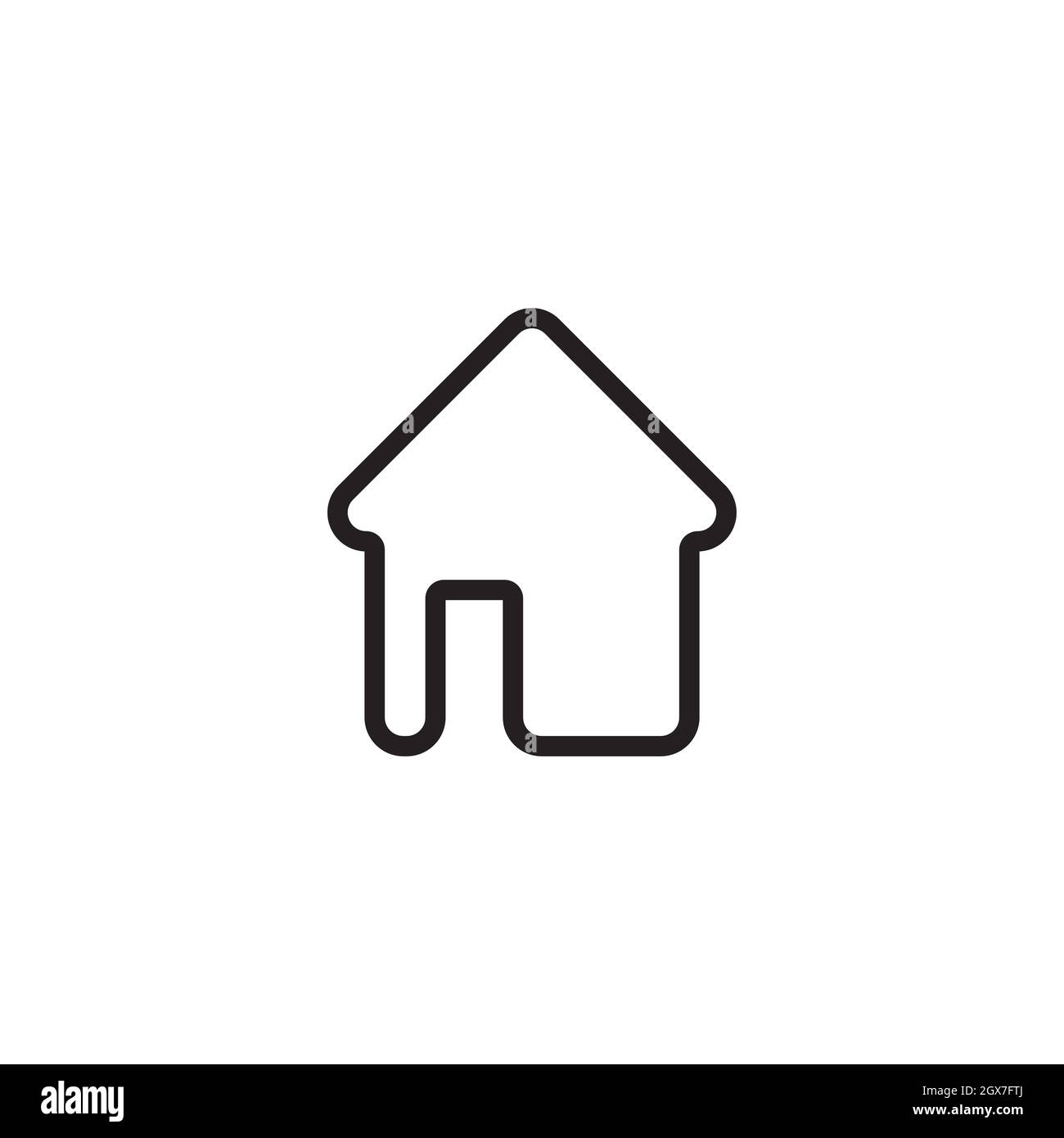 Home sweet home logo vector Stock Vector
