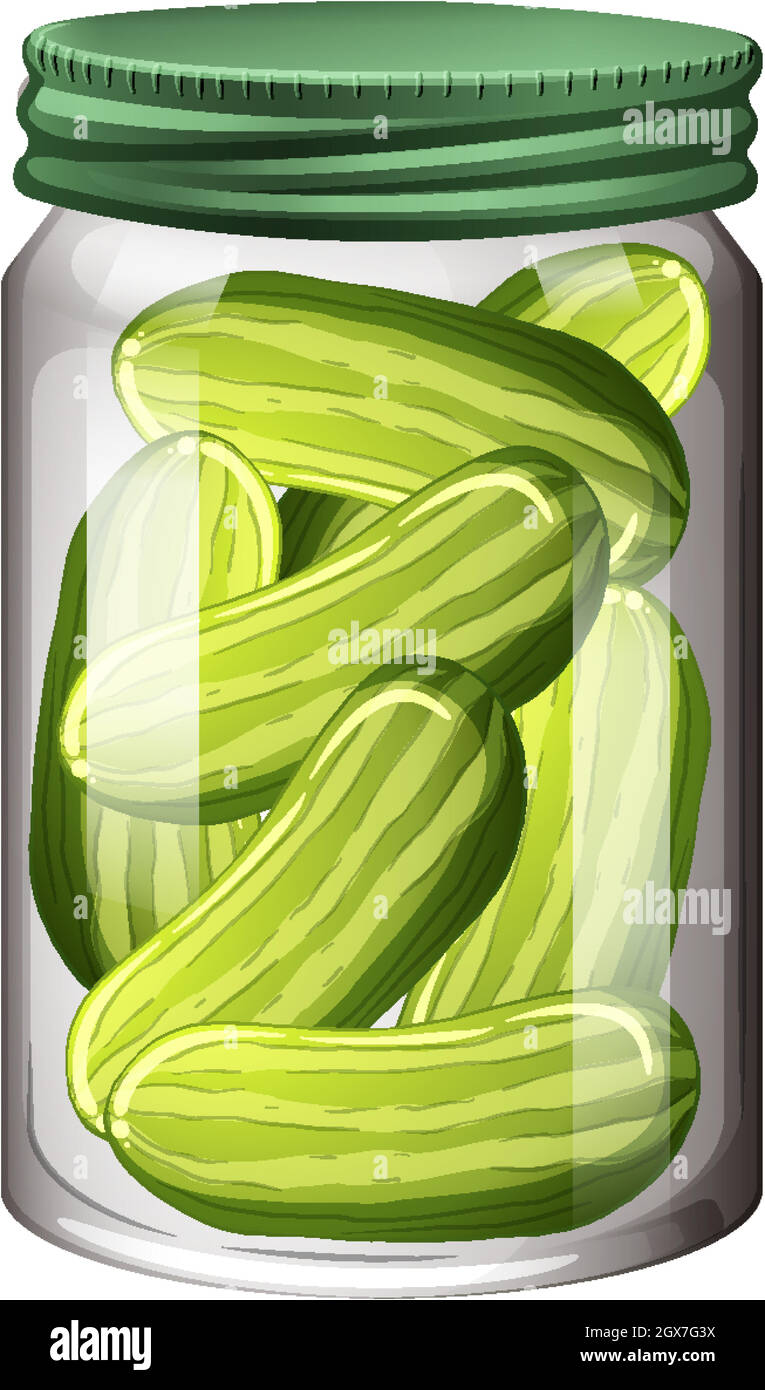 Glass package storage Stock Vector Images