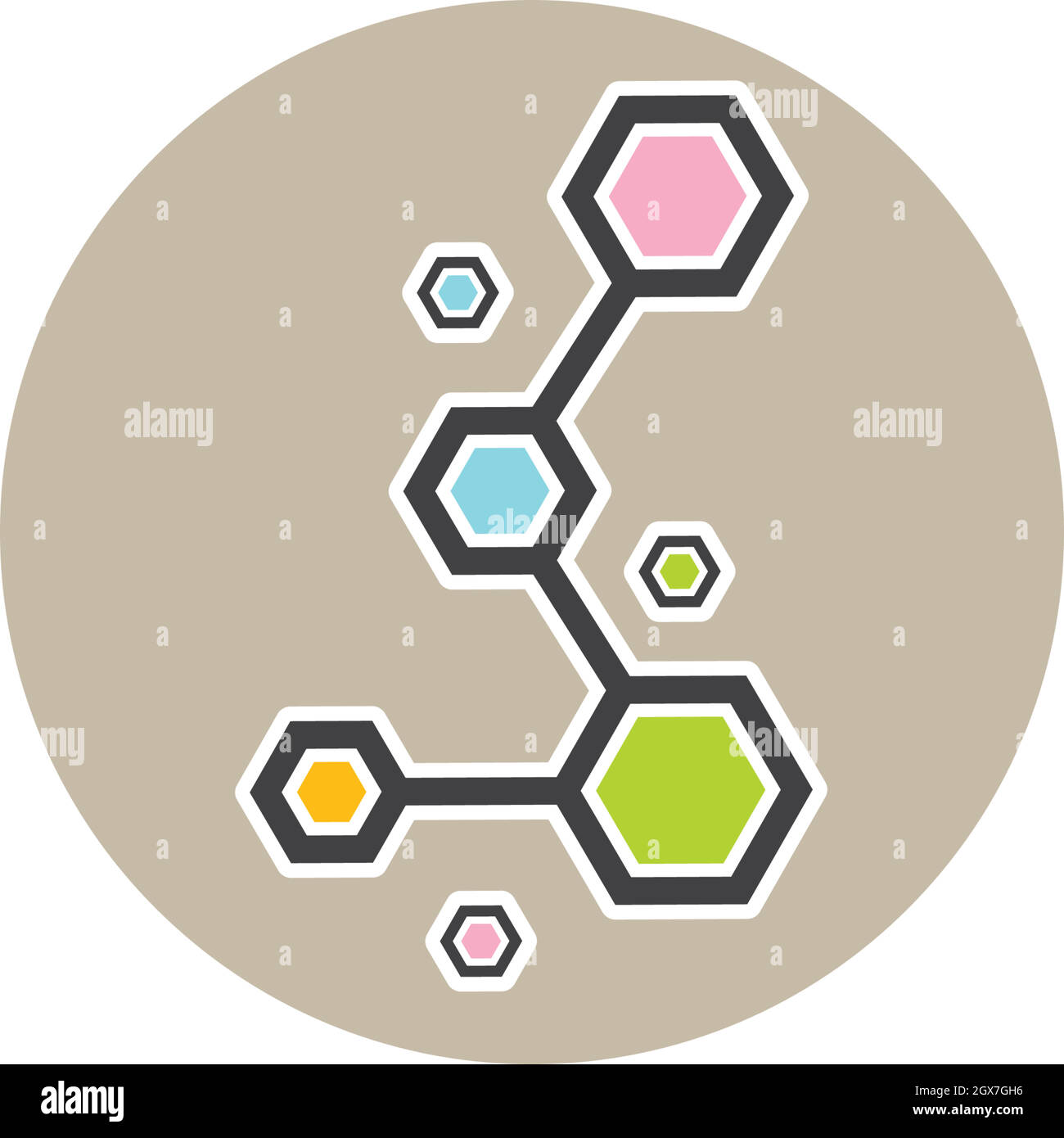 molecule logo vector illustration design Stock Vector