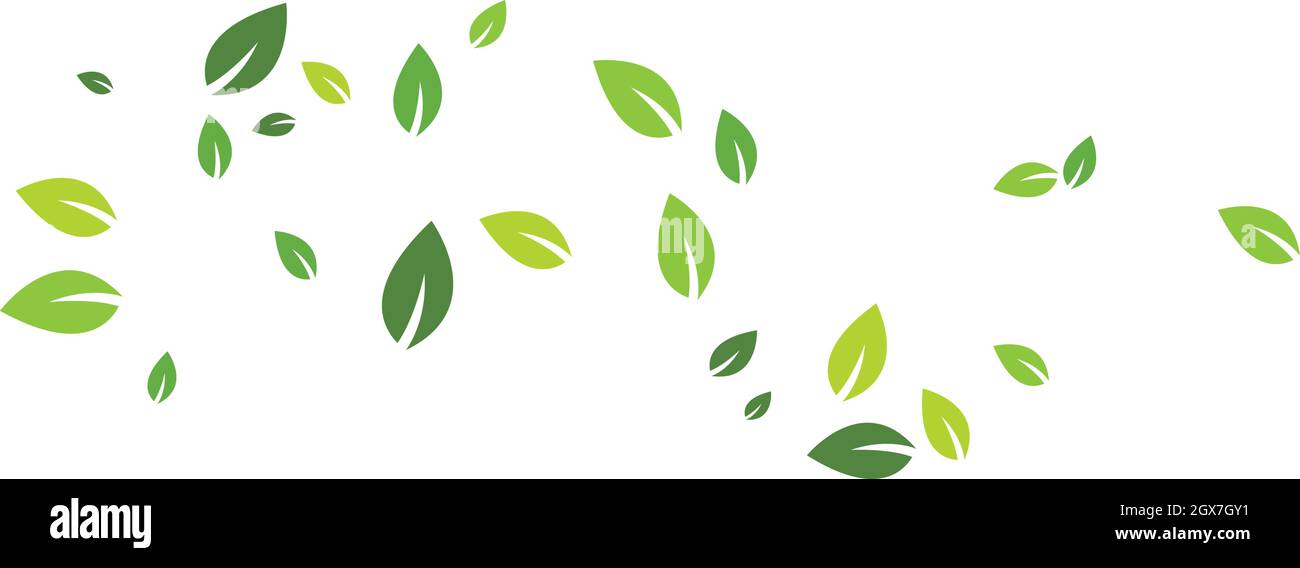 green leaf ecology nature element vector icon Stock Vector Image & Art ...
